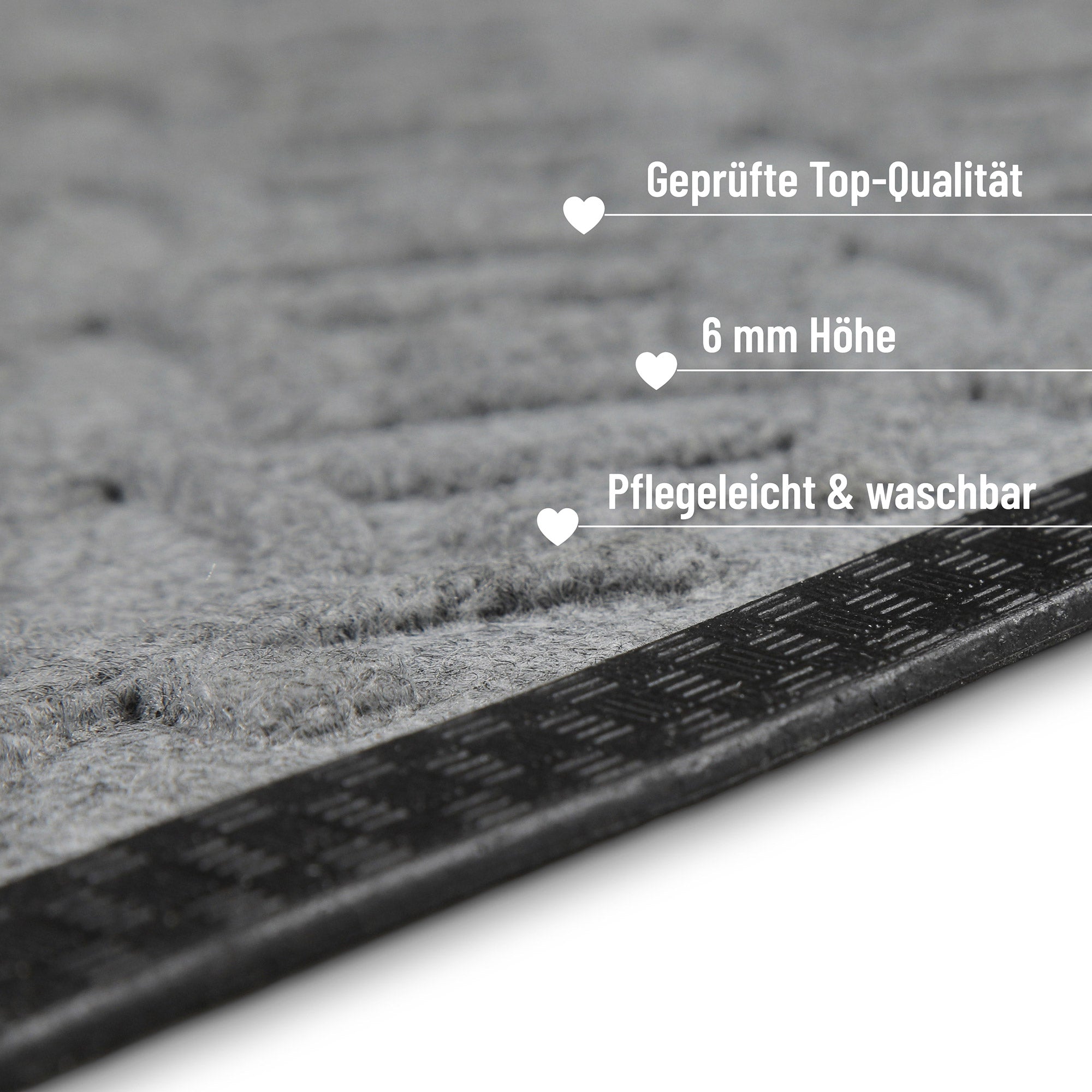 Fußmatte Hellgrau "Midnight Mosaic" WECONhome