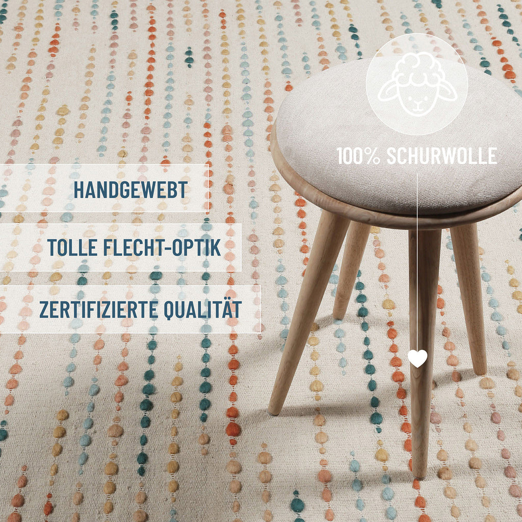 Wollteppich Multi "Maddie" WECONhome
