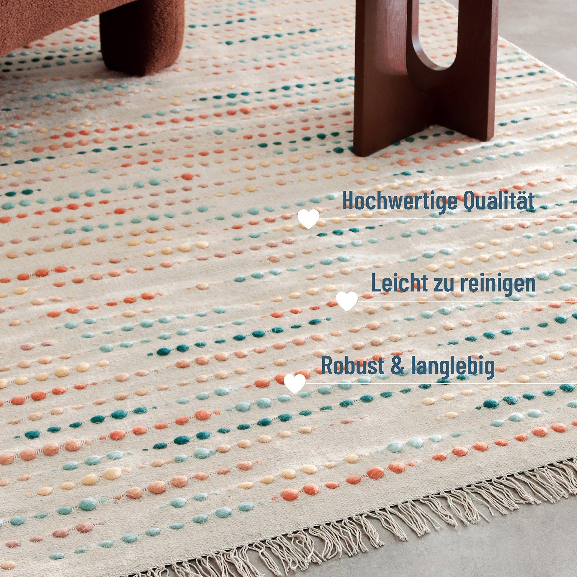 Wollteppich Multi "Maddie" WECONhome
