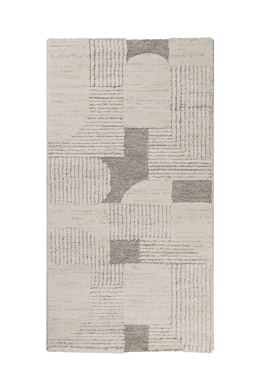 Kurzflor Teppich Creme Beige "Mats" WECONhome