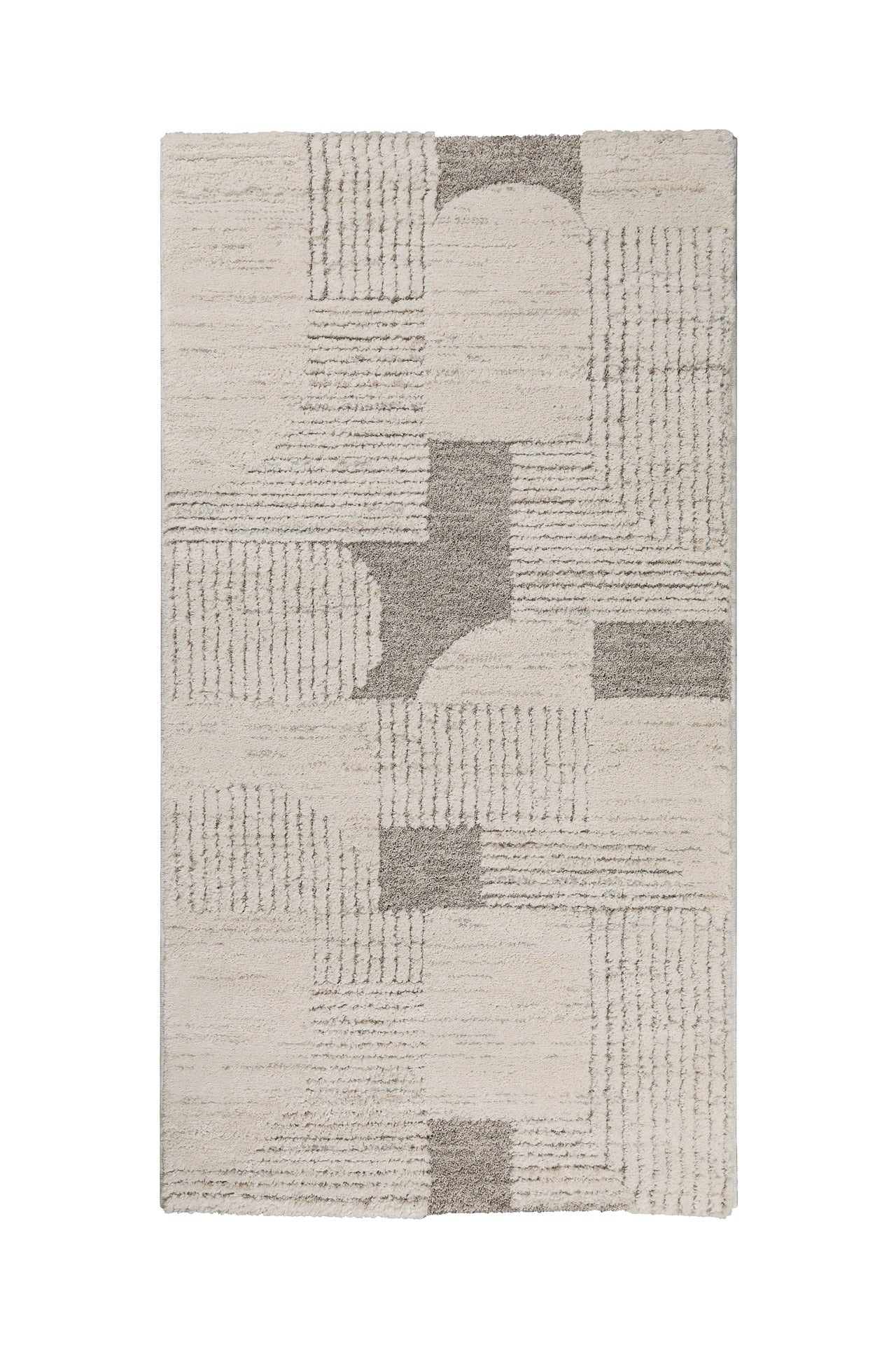 Kurzflor Teppich Creme Beige "Mats" WECONhome
