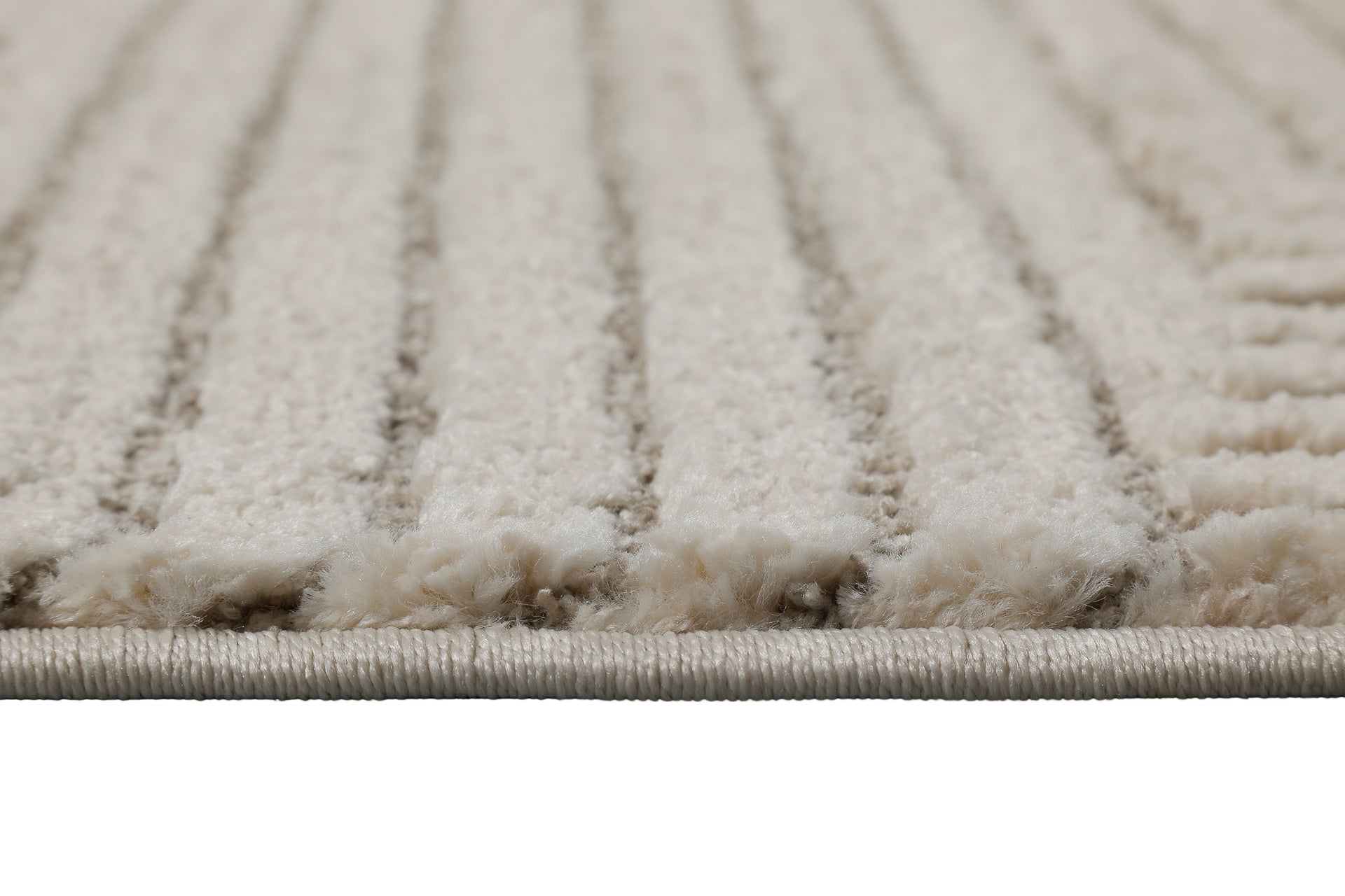 Kurzflor Teppich Creme Beige "Mats" WECONhome