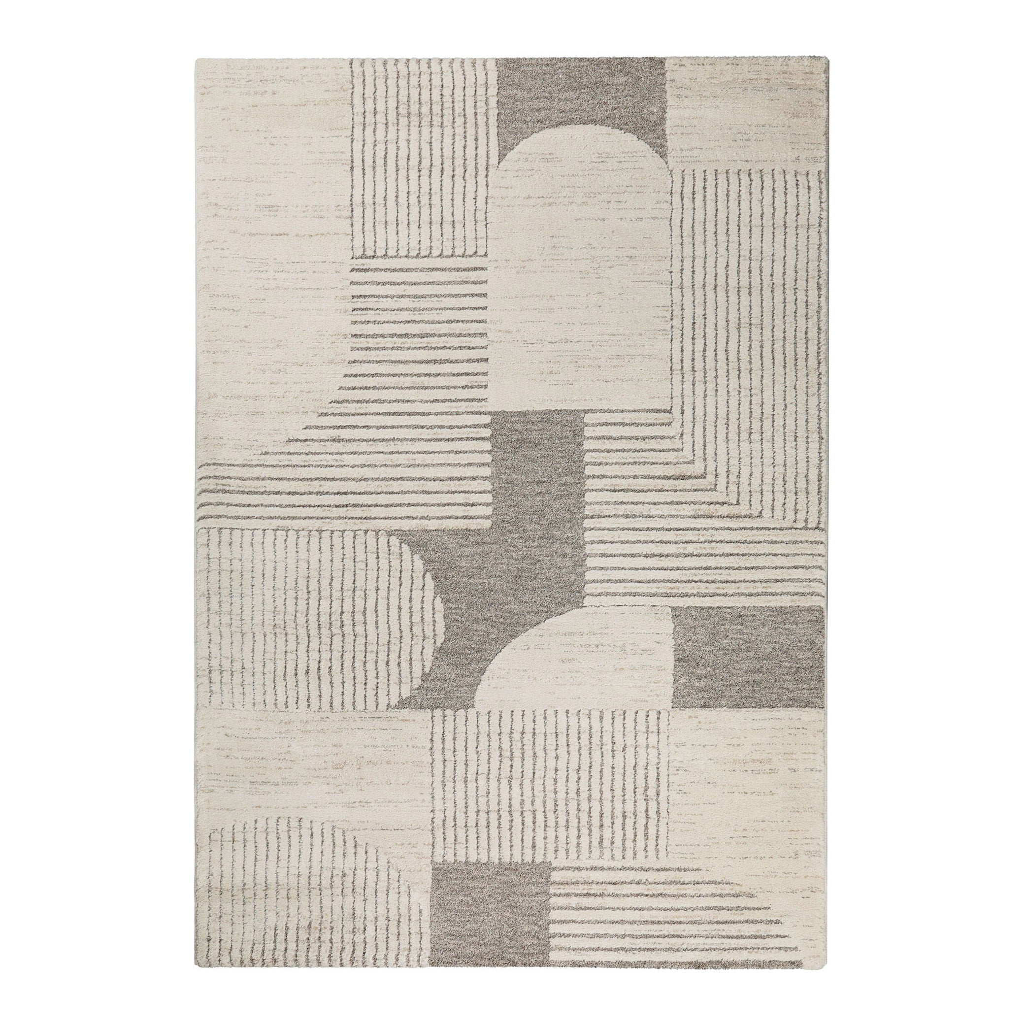 Kurzflor Teppich Creme Beige "Mats" WECONhome