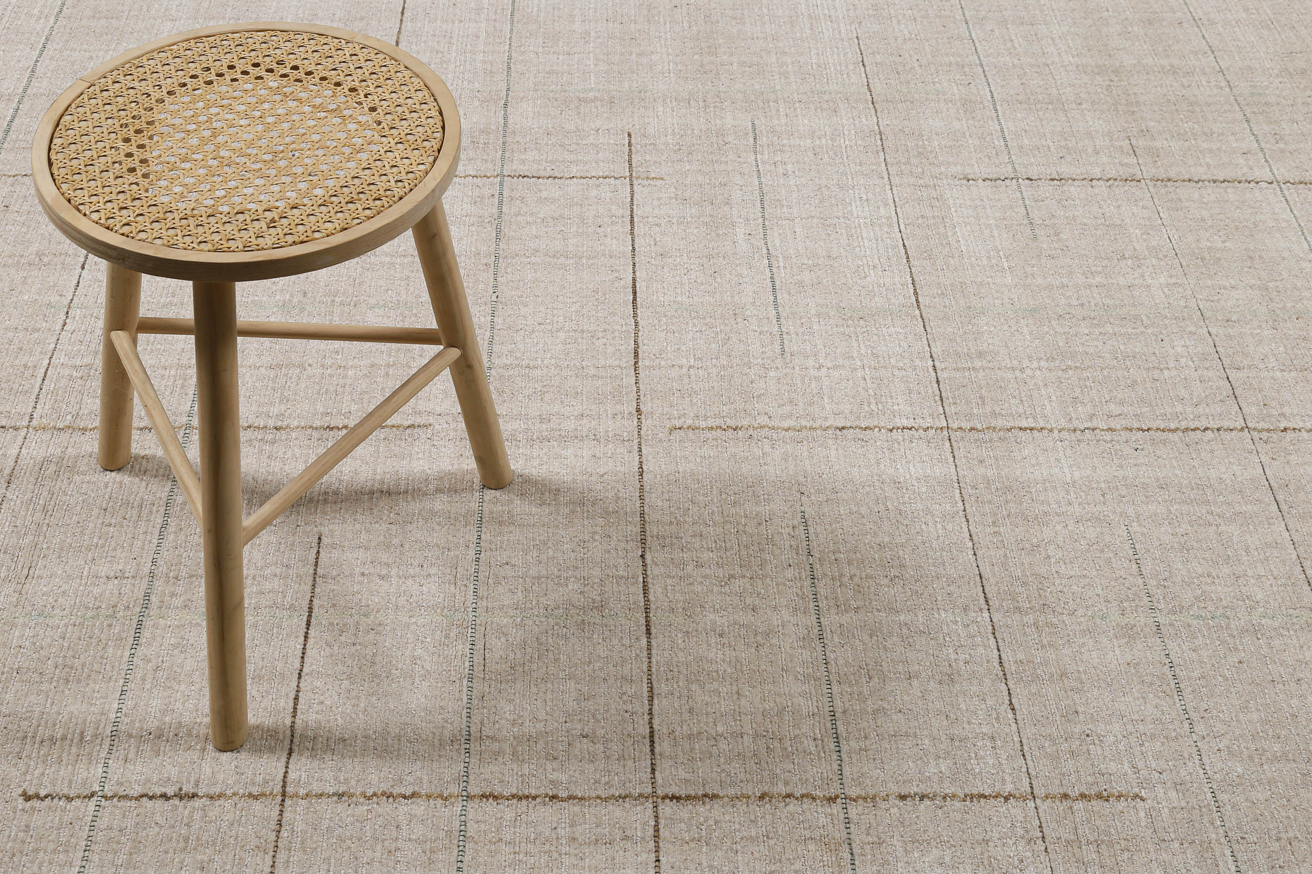 Kurzflor Teppich Greige "Milly" WECONhome