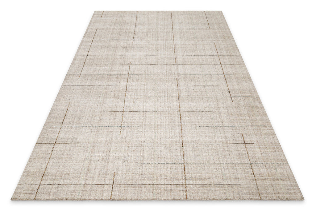 Kurzflor Teppich Greige "Milly" WECONhome
