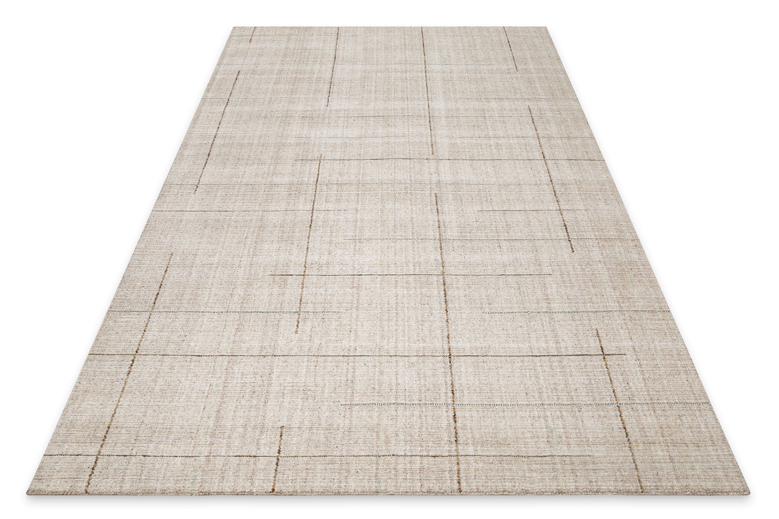Kurzflor Teppich Greige "Milly" WECONhome