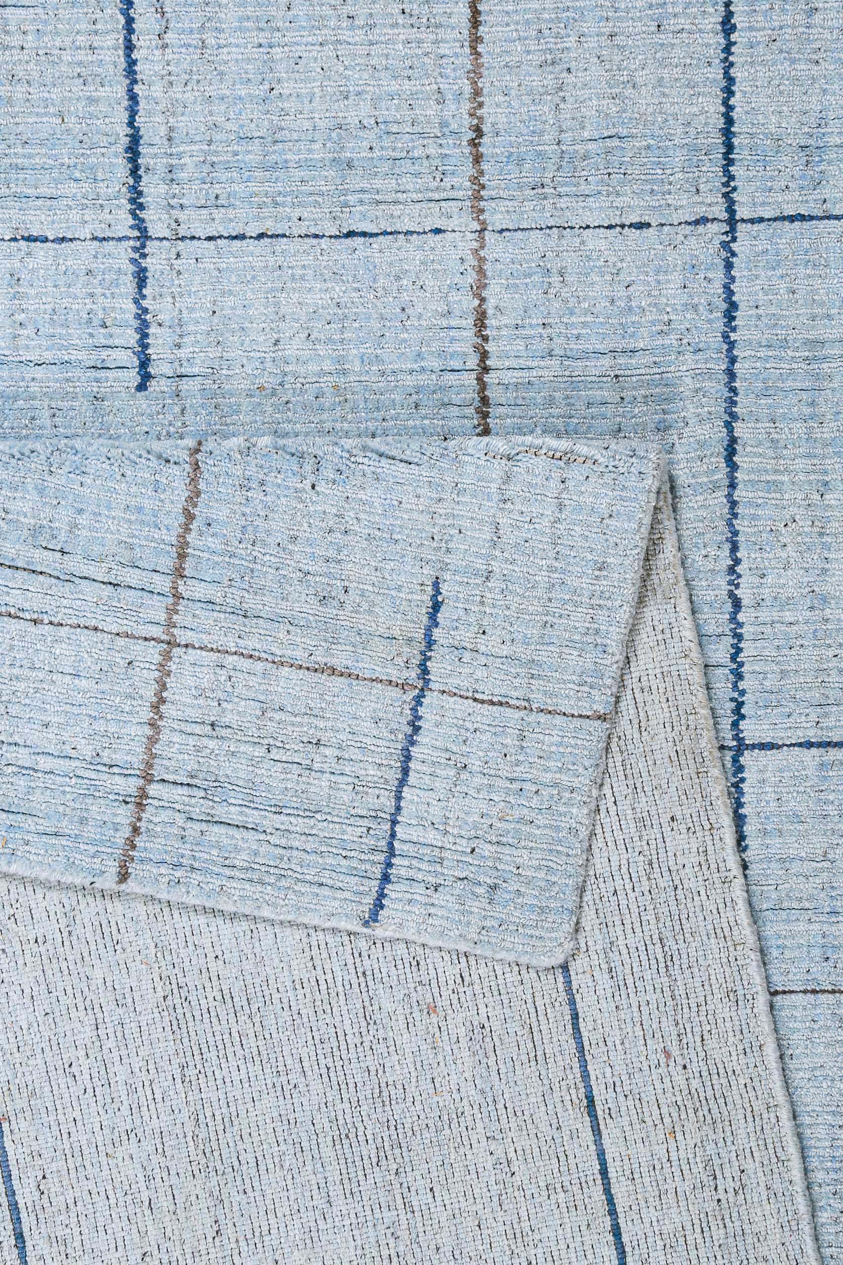 Kurzflor Teppich Licht Blau "Milly" WECONhome