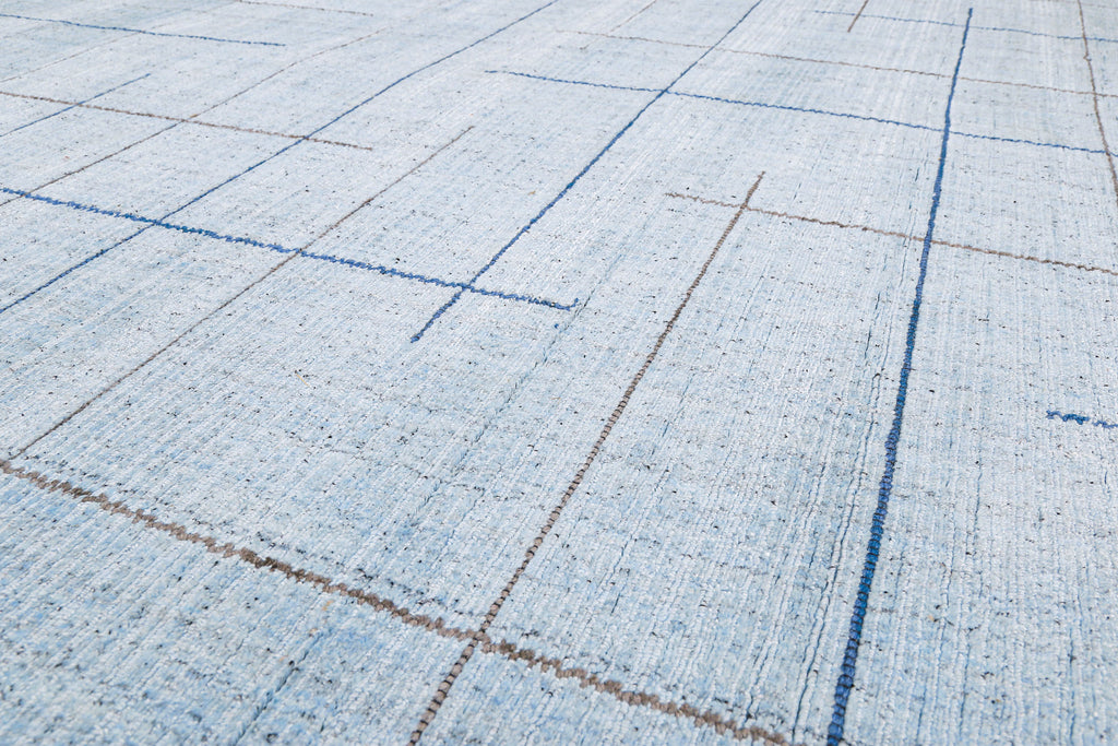 Kurzflor Teppich Licht Blau "Milly" WECONhome
