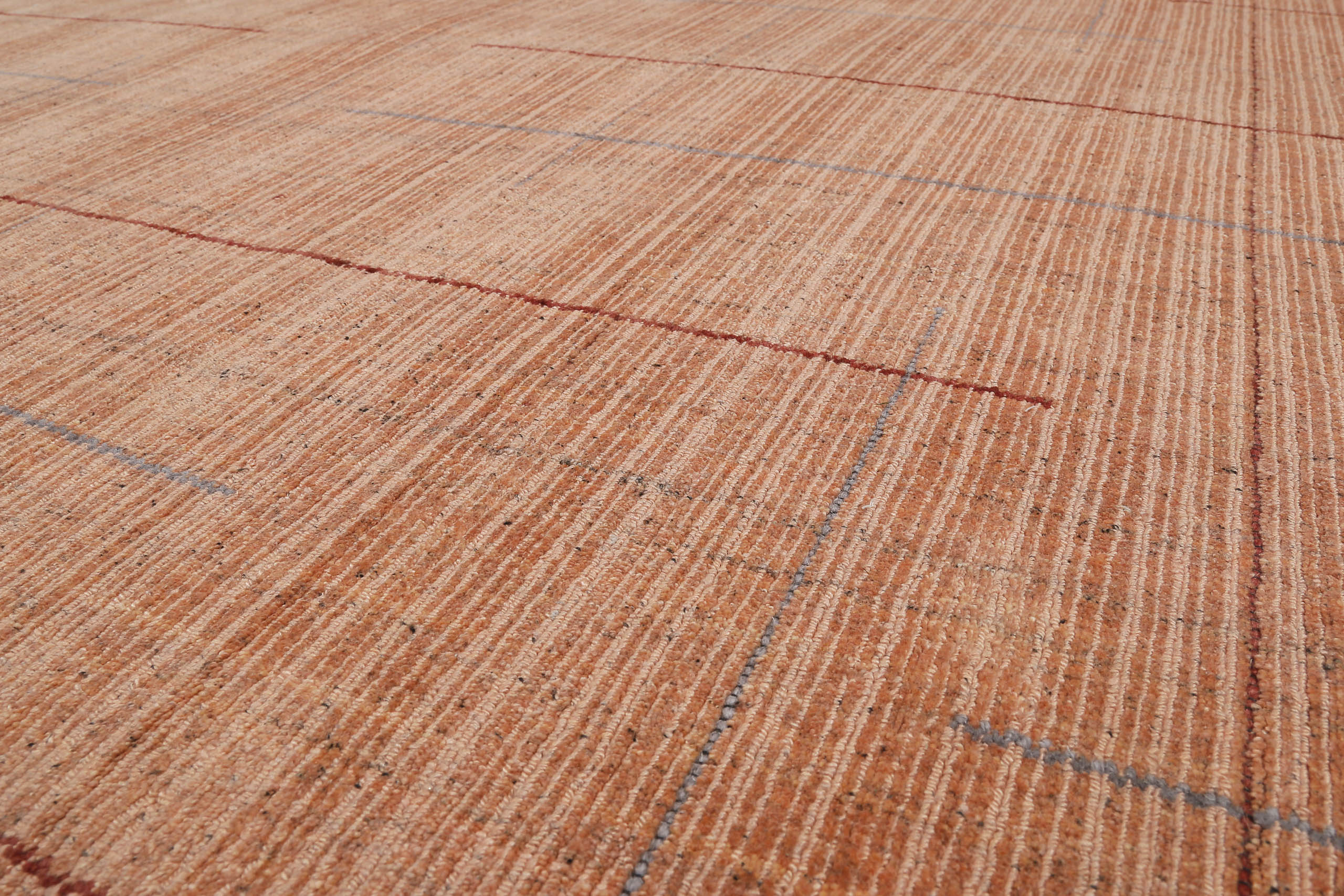 Kurzflor Teppich Lachs Rot "Milly" WECONhome