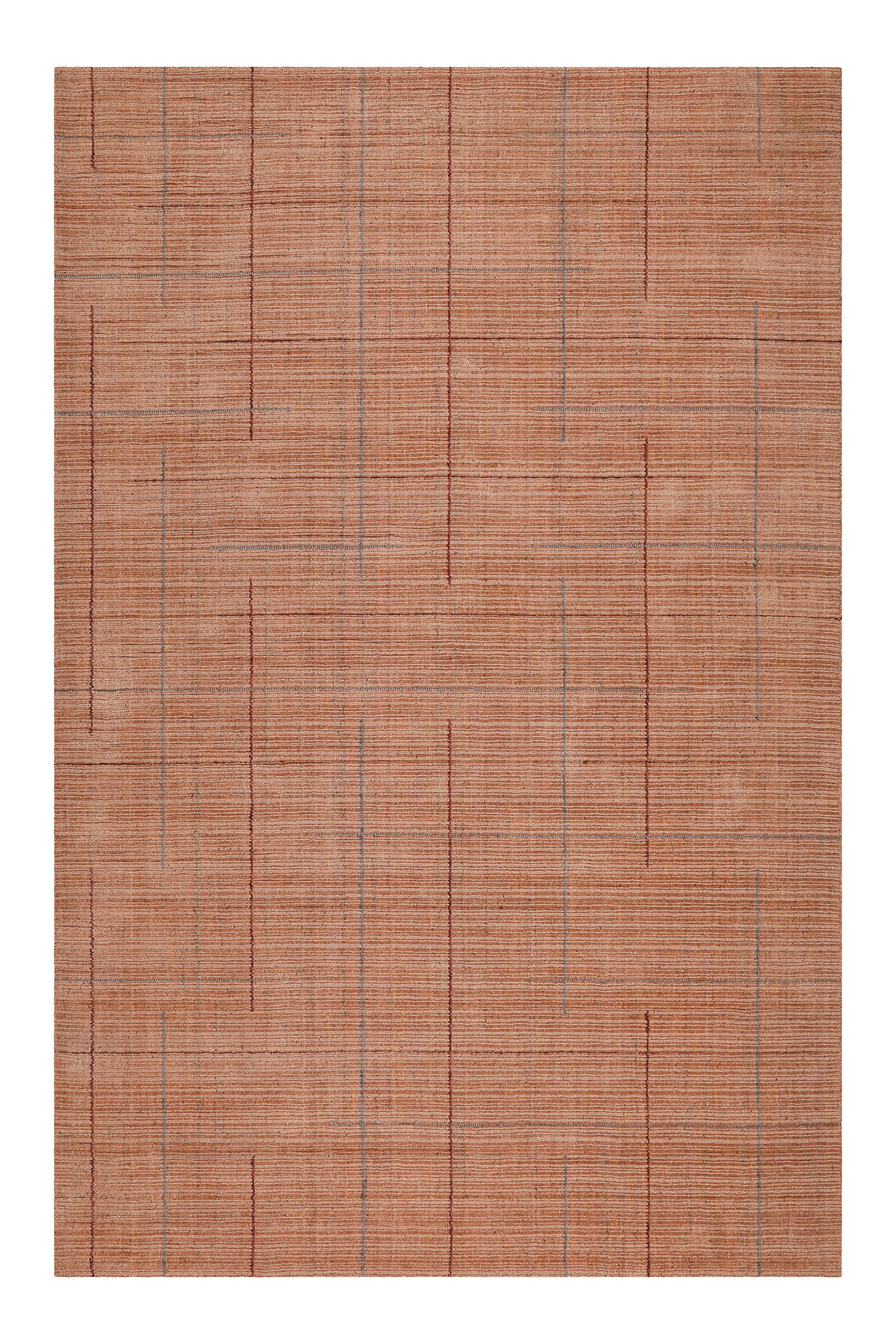 Kurzflor Teppich Lachs Rot "Milly" WECONhome