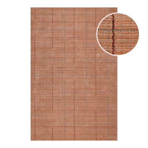 Kurzflor Teppich Lachs Rot "Milly" WECONhome