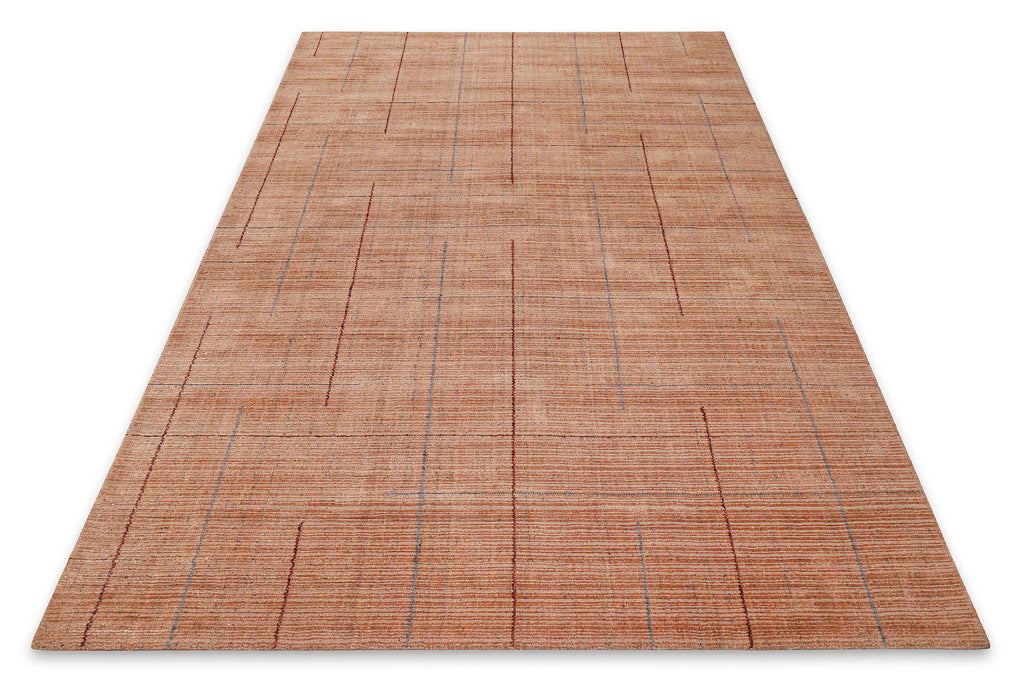 Kurzflor Teppich Lachs Rot "Milly" WECONhome