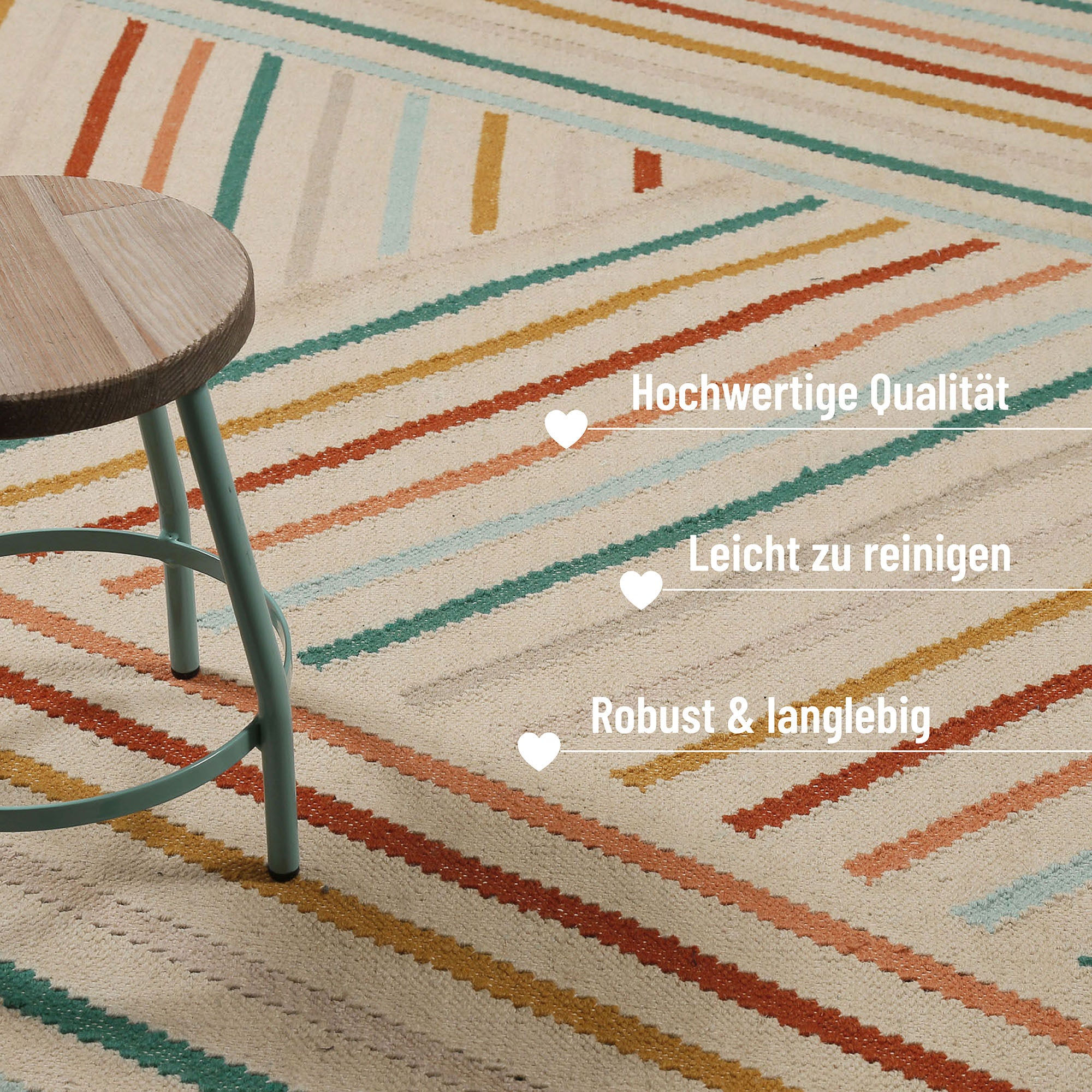 Kelim Teppich Multi "Modern Pop" WECONhome
