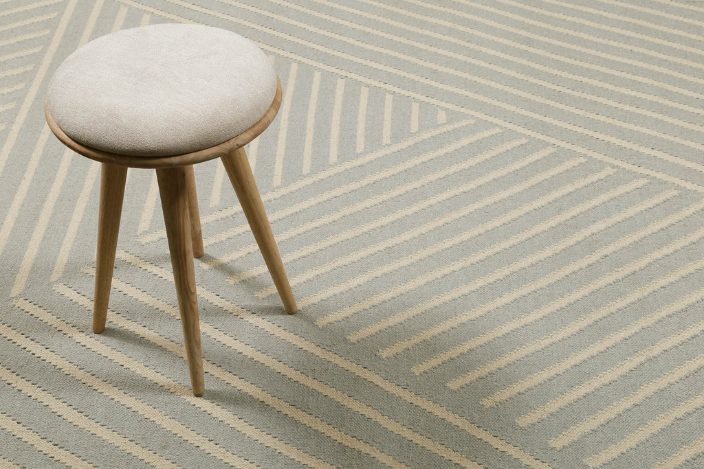 Kelim Teppich Pastell Grau "Modern Pop" WECONhome