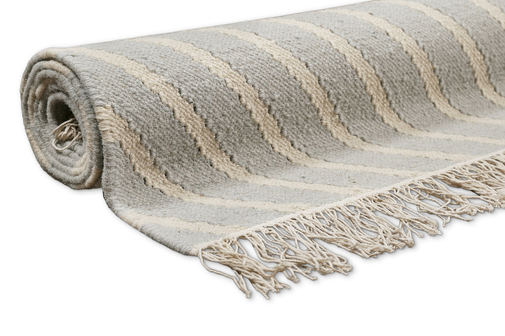 Kelim Teppich Pastell Grau "Modern Pop" WECONhome