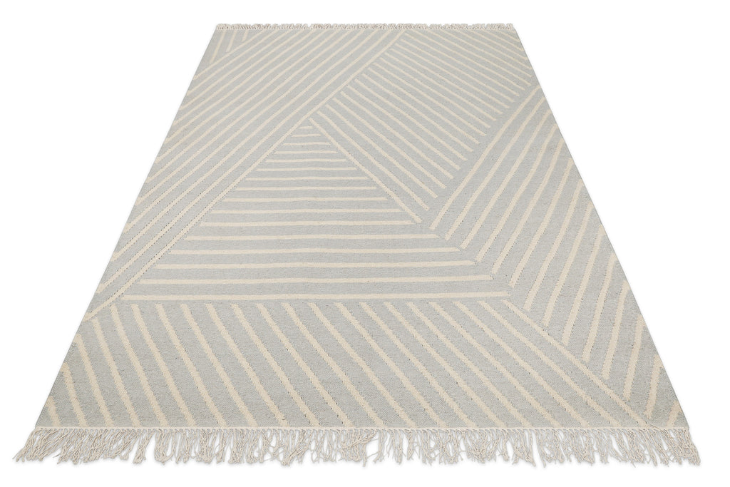 Kelim Teppich Pastell Grau "Modern Pop" WECONhome