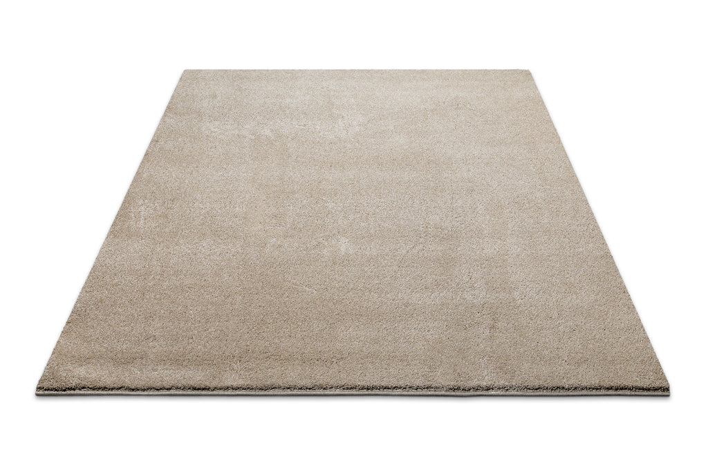 Kurzflorteppich Sand Beige "Nova" WECONhome Basics