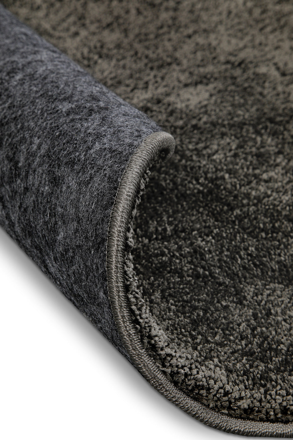 Kurzflorteppich Rund Anthrazit "Nova" WECONhome Basics