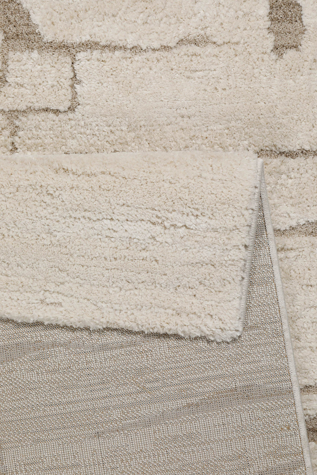 Kurzflor Teppich Creme Beige "Nils" WECONhome