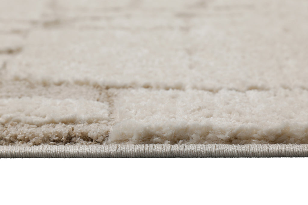Kurzflor Teppich Creme Beige "Nils" WECONhome