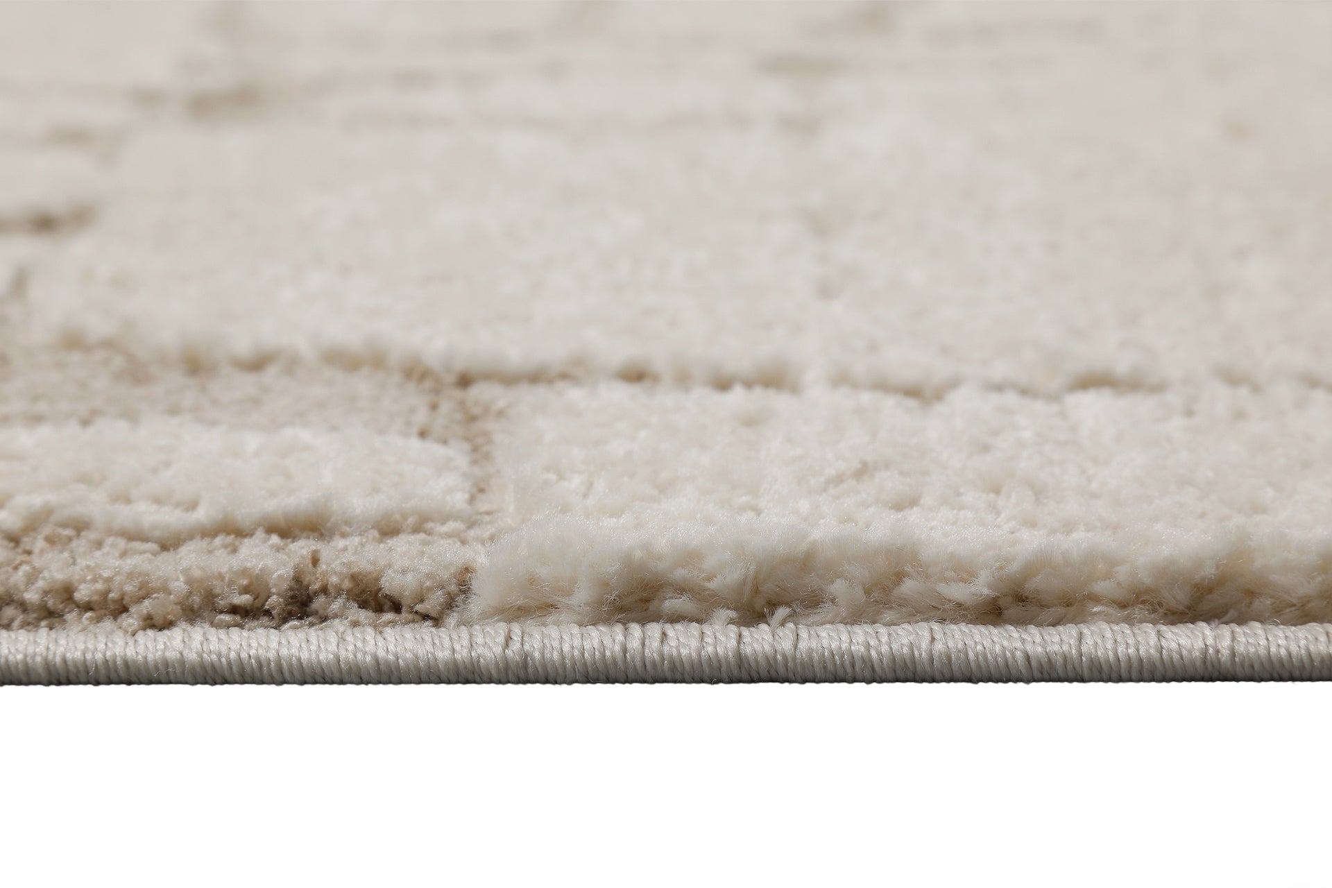 Kurzflor Teppich Creme Beige "Nils" WECONhome