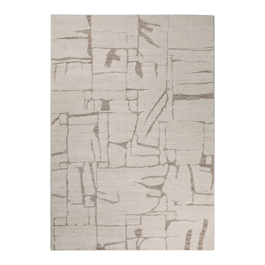 Kurzflor Teppich Creme Beige "Nils" WECONhome