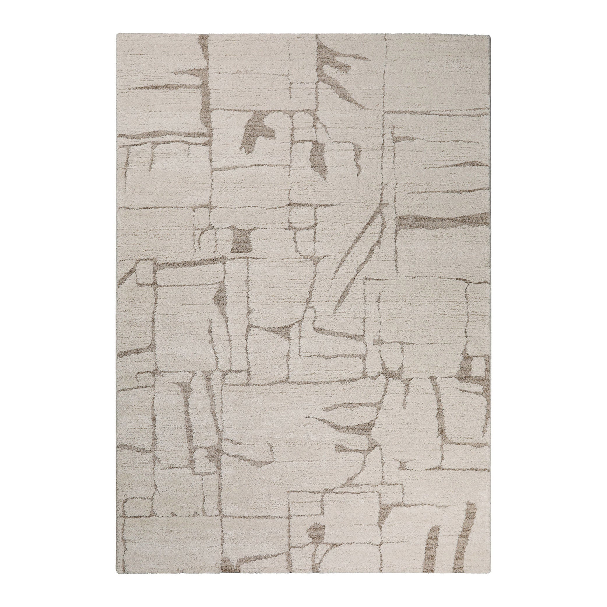 Kurzflor Teppich Creme Beige "Nils" WECONhome