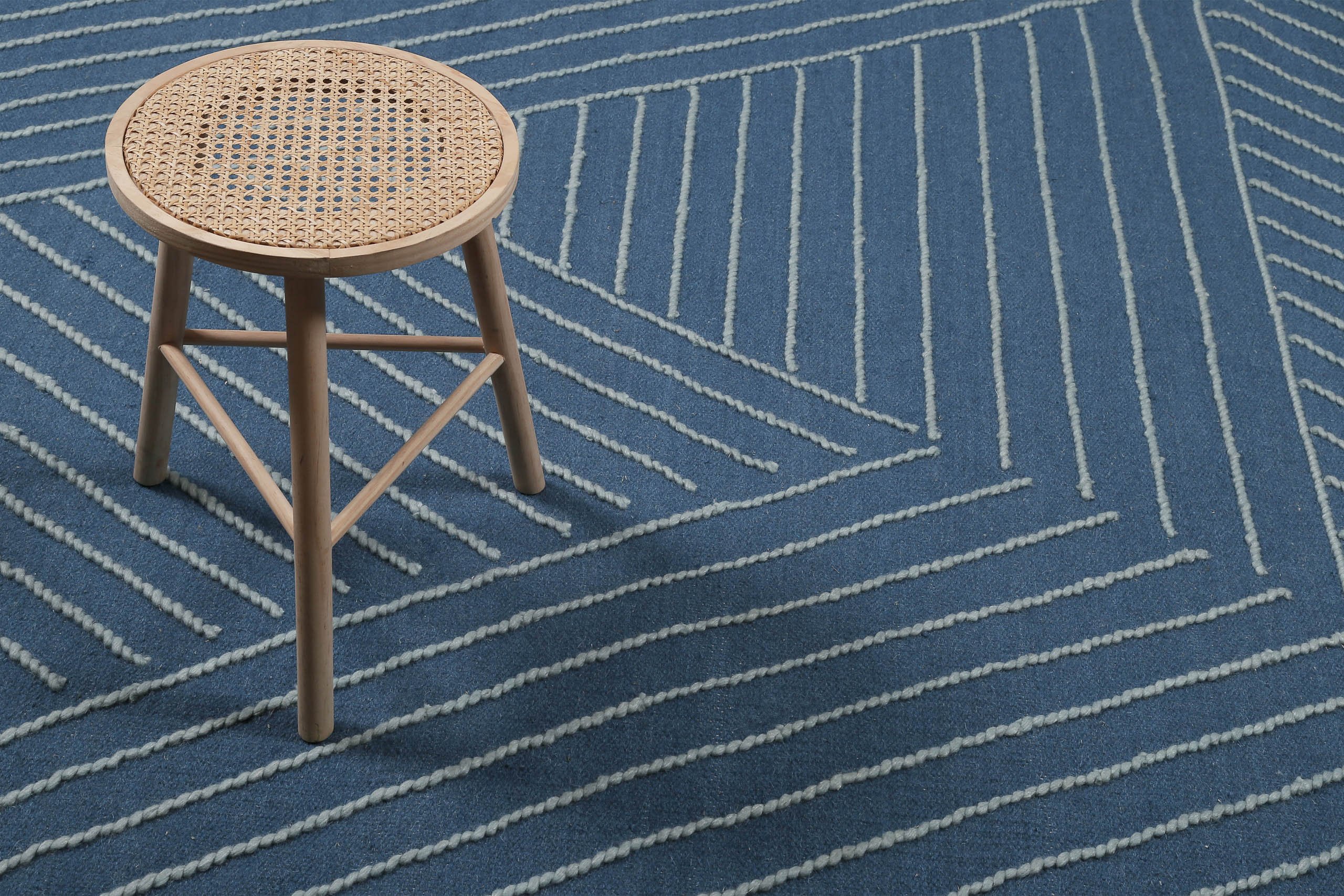 Kelim Teppich Blau "Ocean Lines" WECONhome