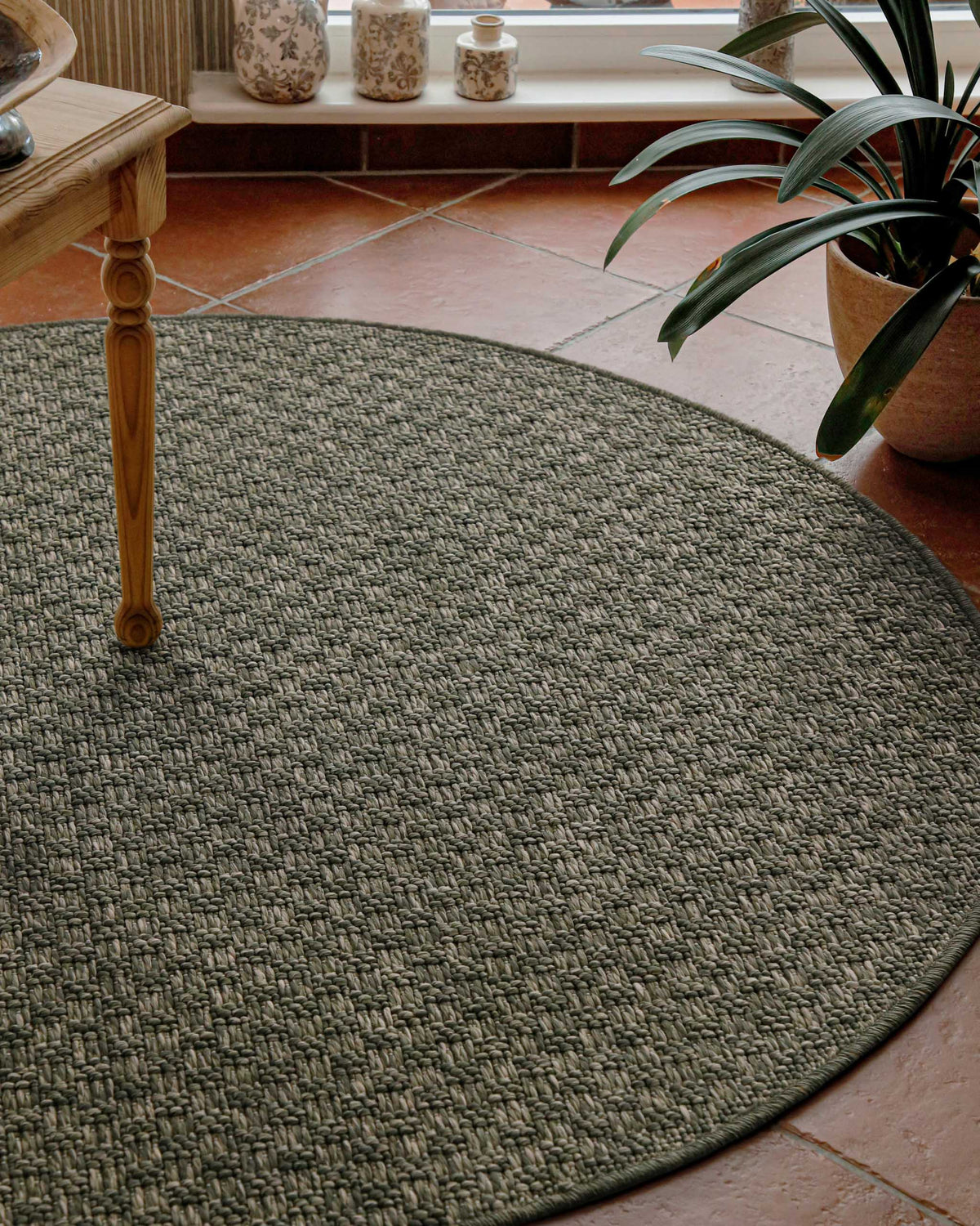 WECONhome Outdoor Teppich Rund