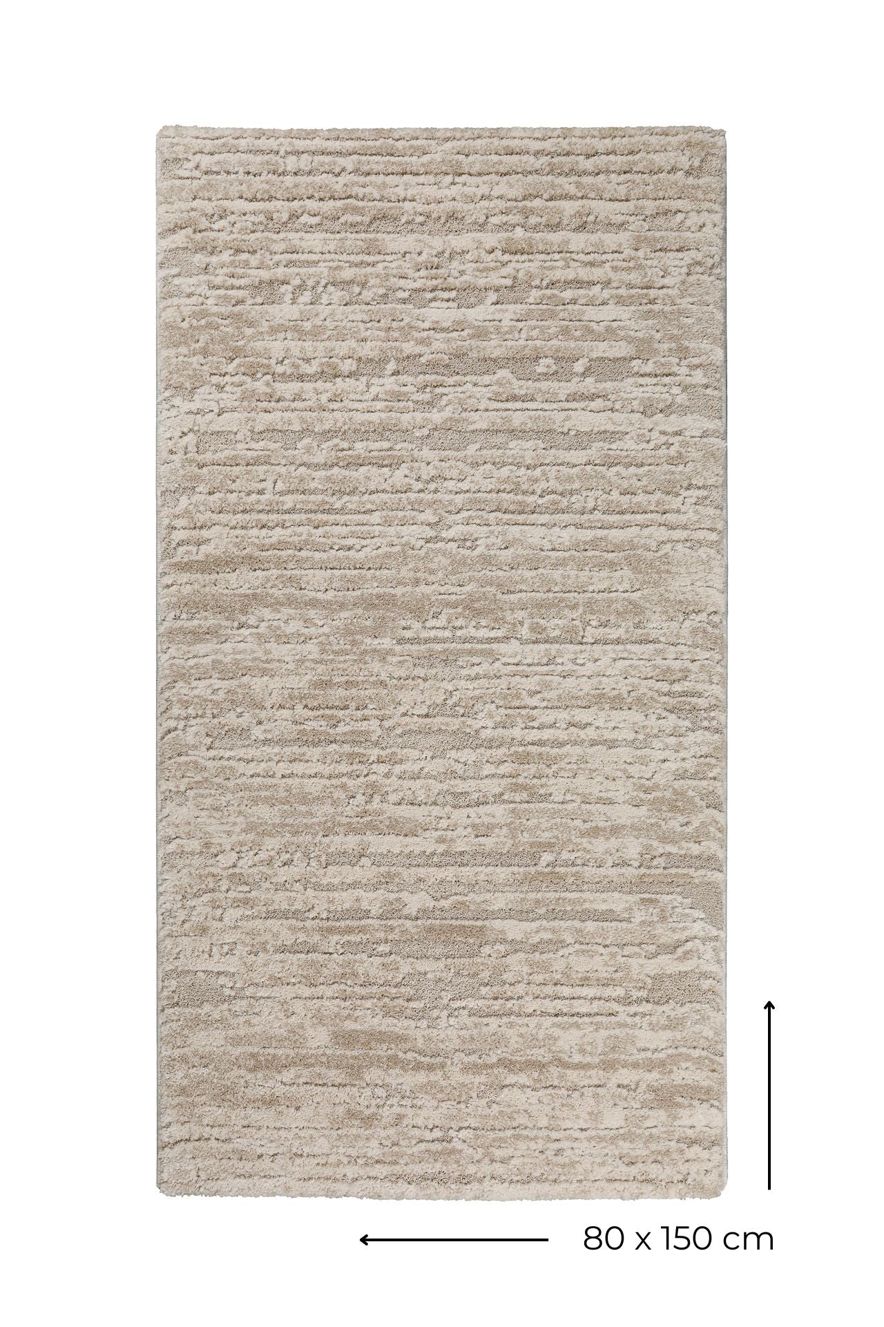 Kurzflor Teppich Creme Beige "Peer" WECONhome