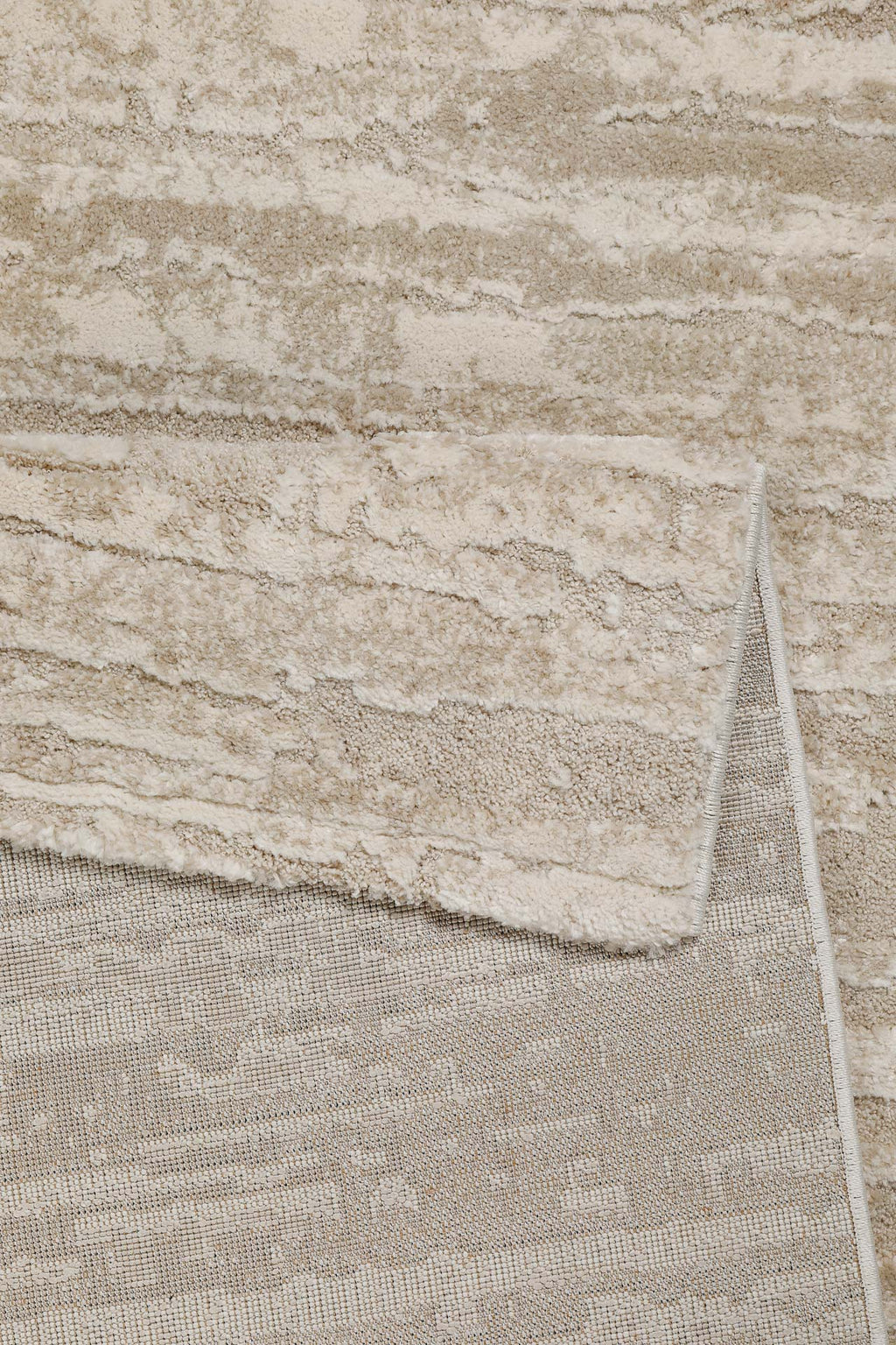 Kurzflor Teppich Creme Beige "Peer" WECONhome