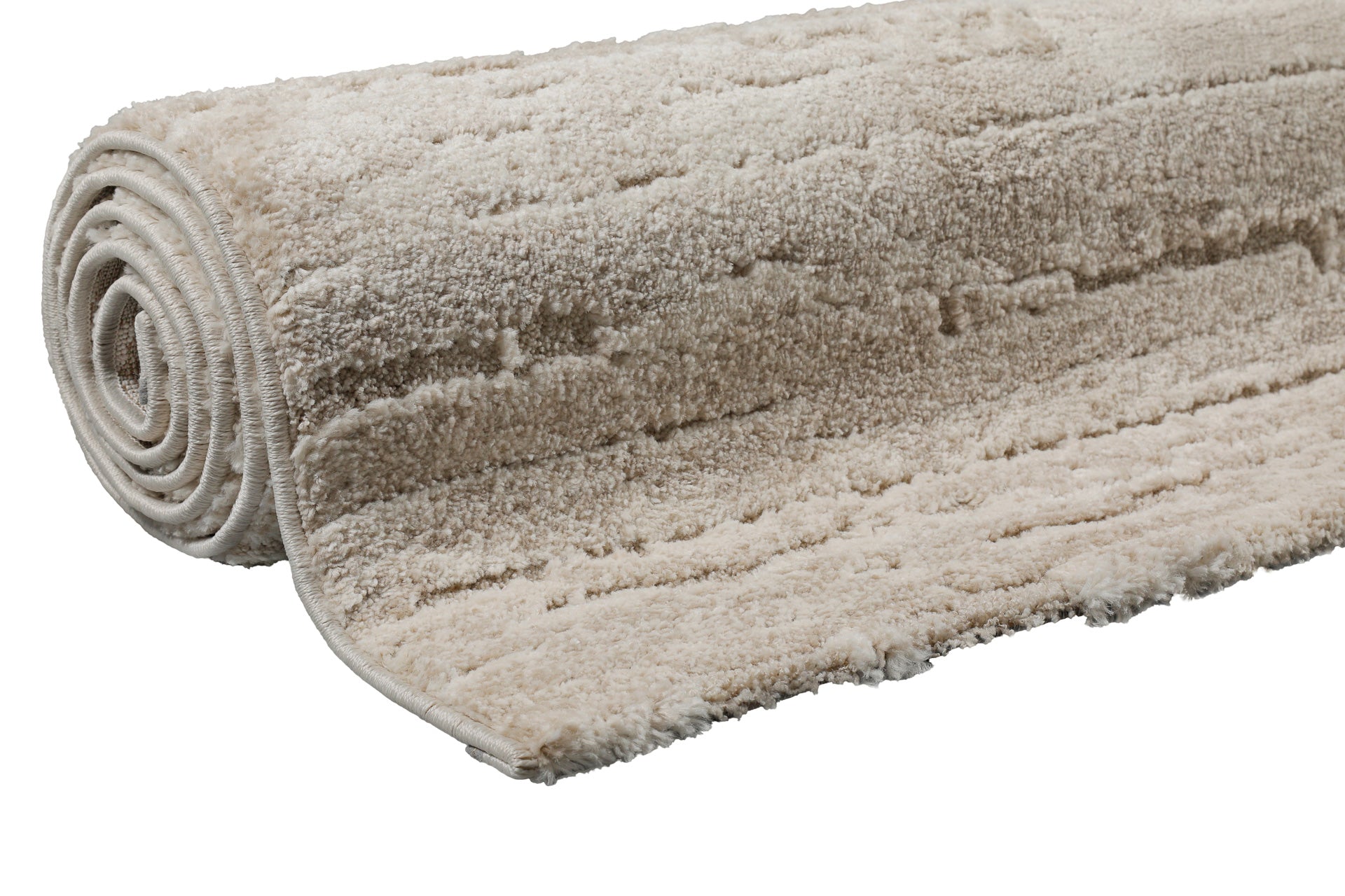 Kurzflor Teppich Creme Beige "Peer" WECONhome