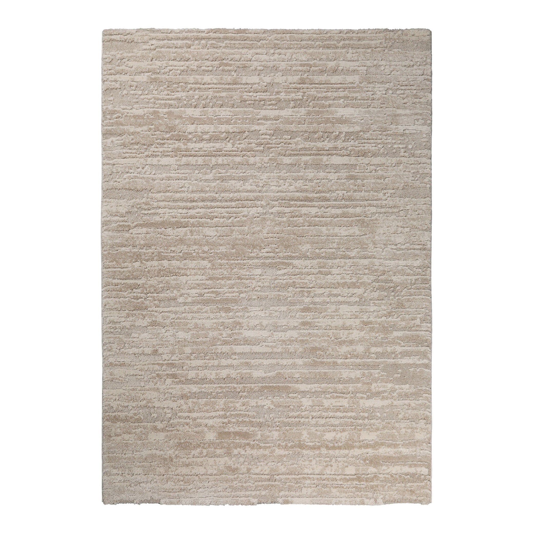 Kurzflor Teppich Creme Beige "Peer" WECONhome