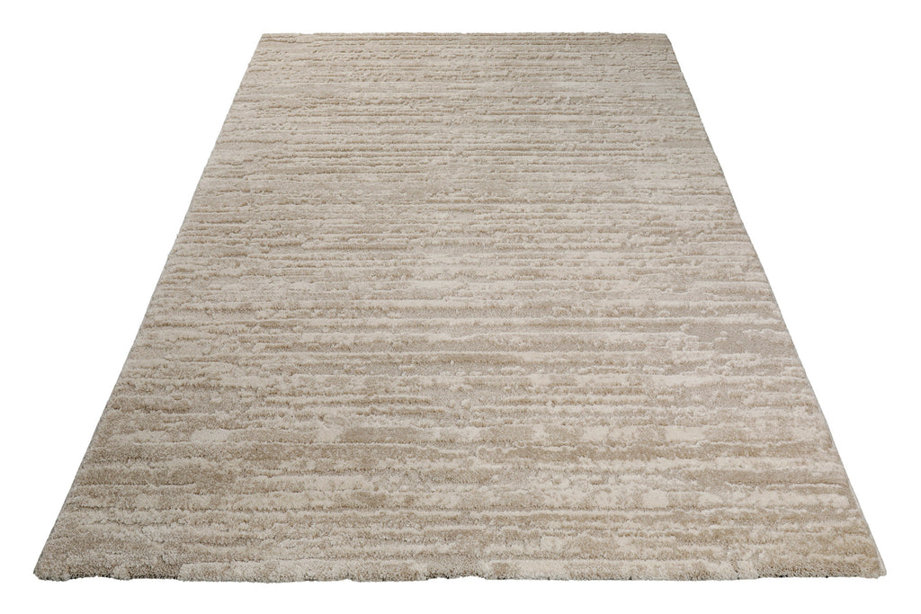 Kurzflor Teppich Creme Beige "Peer" WECONhome