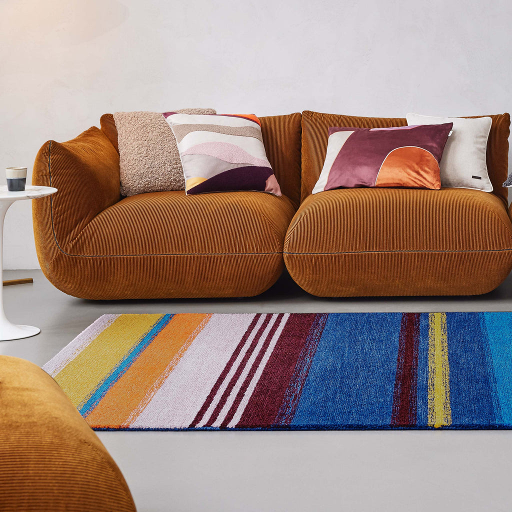 Kurzflorteppich Multi "Petrol" WECONhome