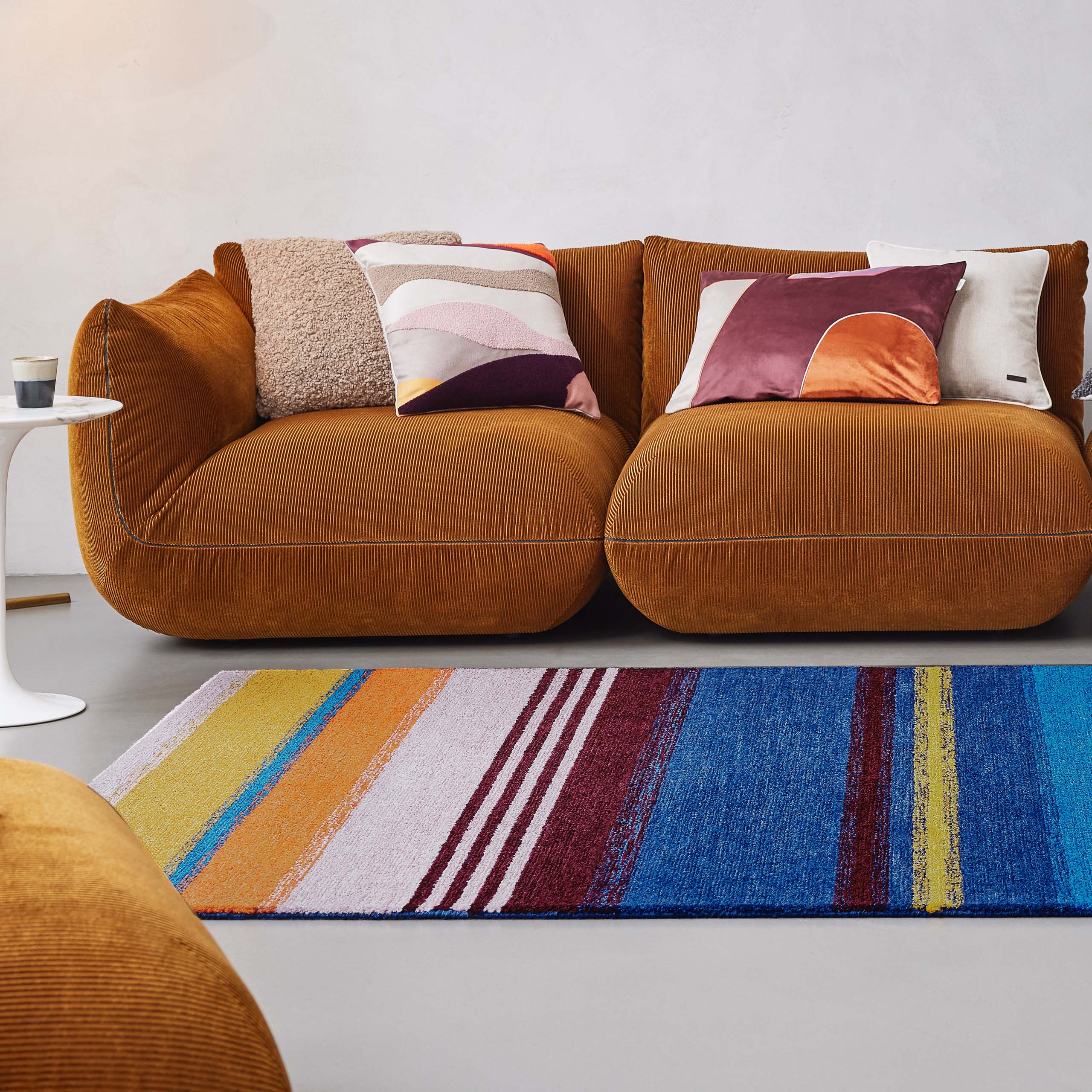 Kurzflorteppich Multi "Petrol" WECONhome
