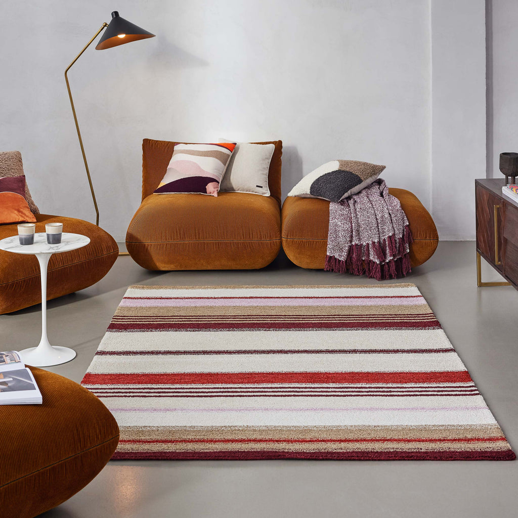 Kurzflorteppich Beige Multi "Petrol" WECONhome
