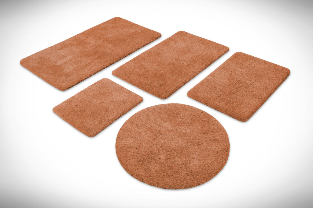 Badteppich Terracotta Orange "Porto Azzurro" Homie Living