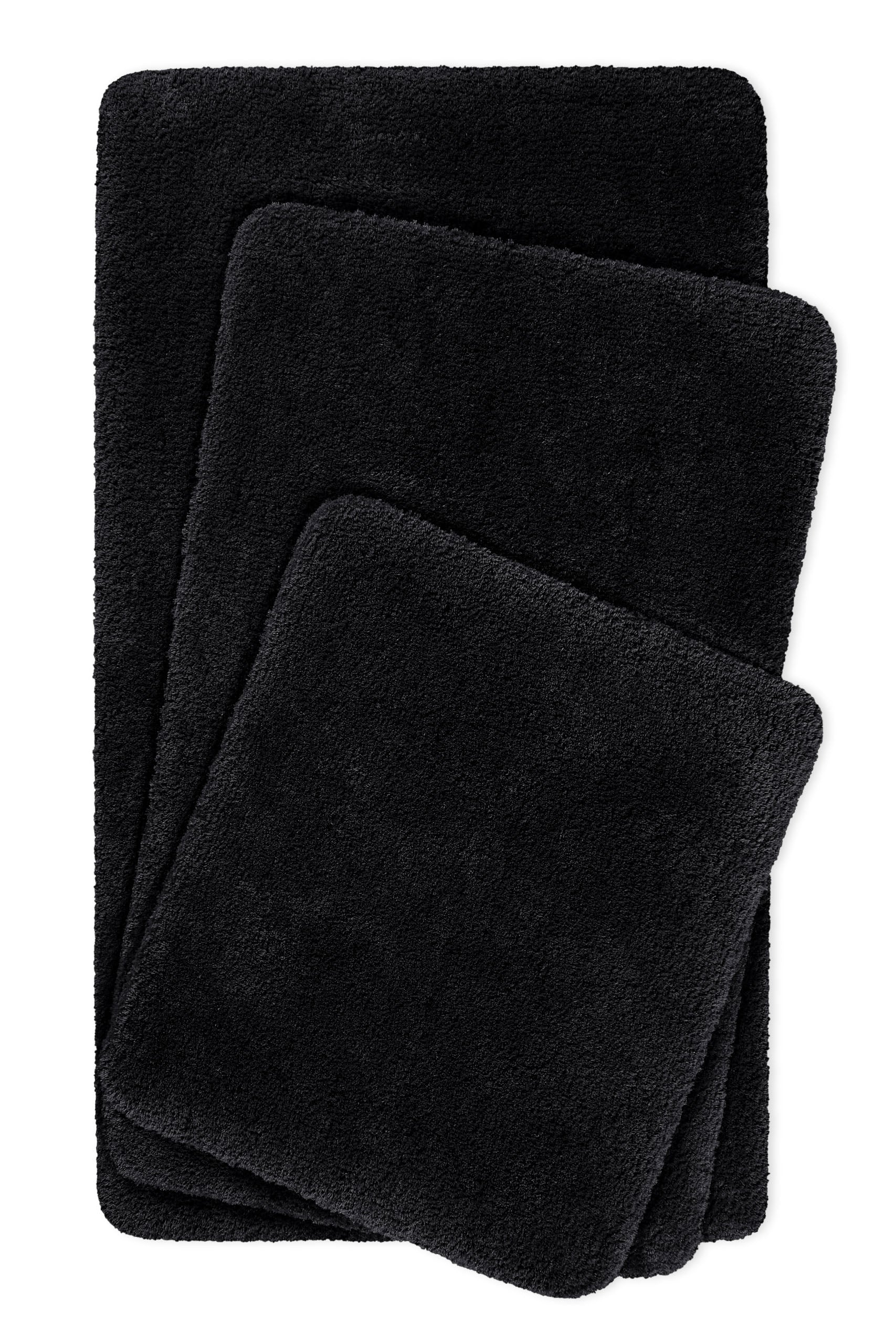 Badteppich Anthrazit Schwarz "Porto Azzurro" Homie Living