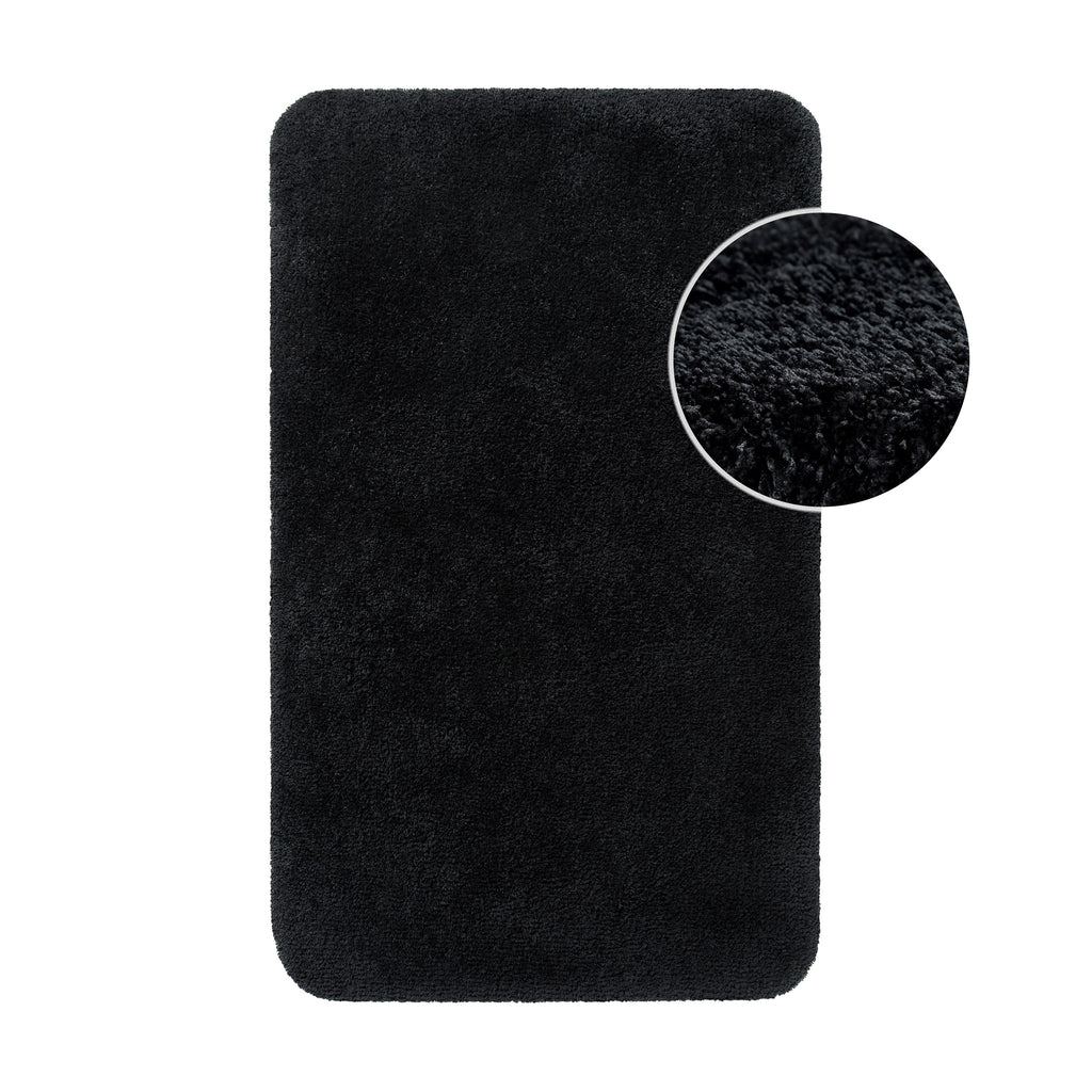 Badteppich Anthrazit Schwarz "Porto Azzurro" Homie Living