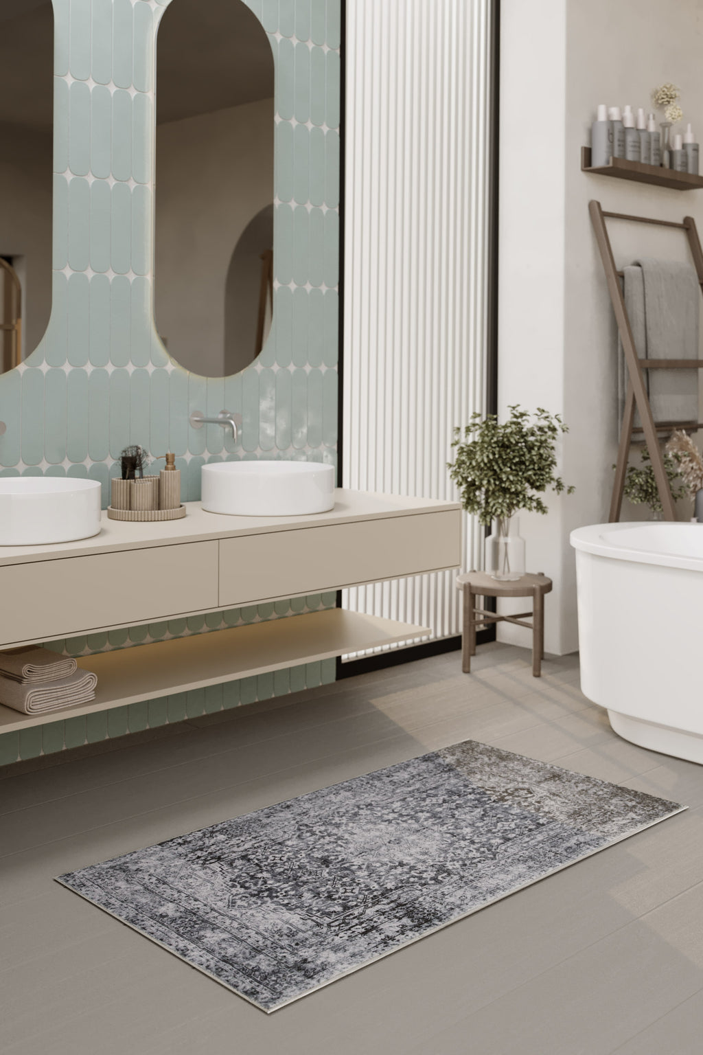 Badteppich Grau "Ralph" WECONhome