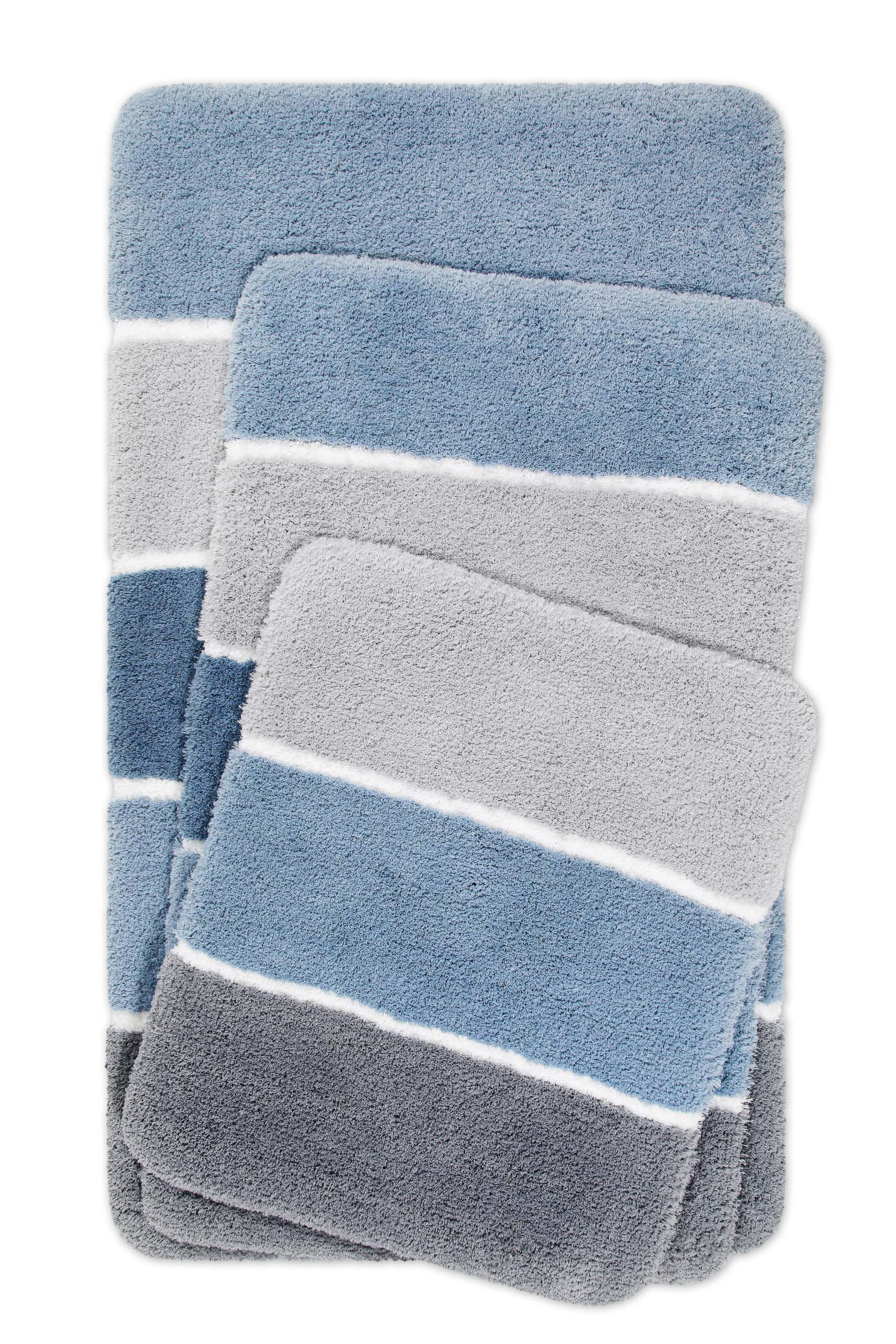 Badteppich Rauch Blau "Rio Marina" Homie Living