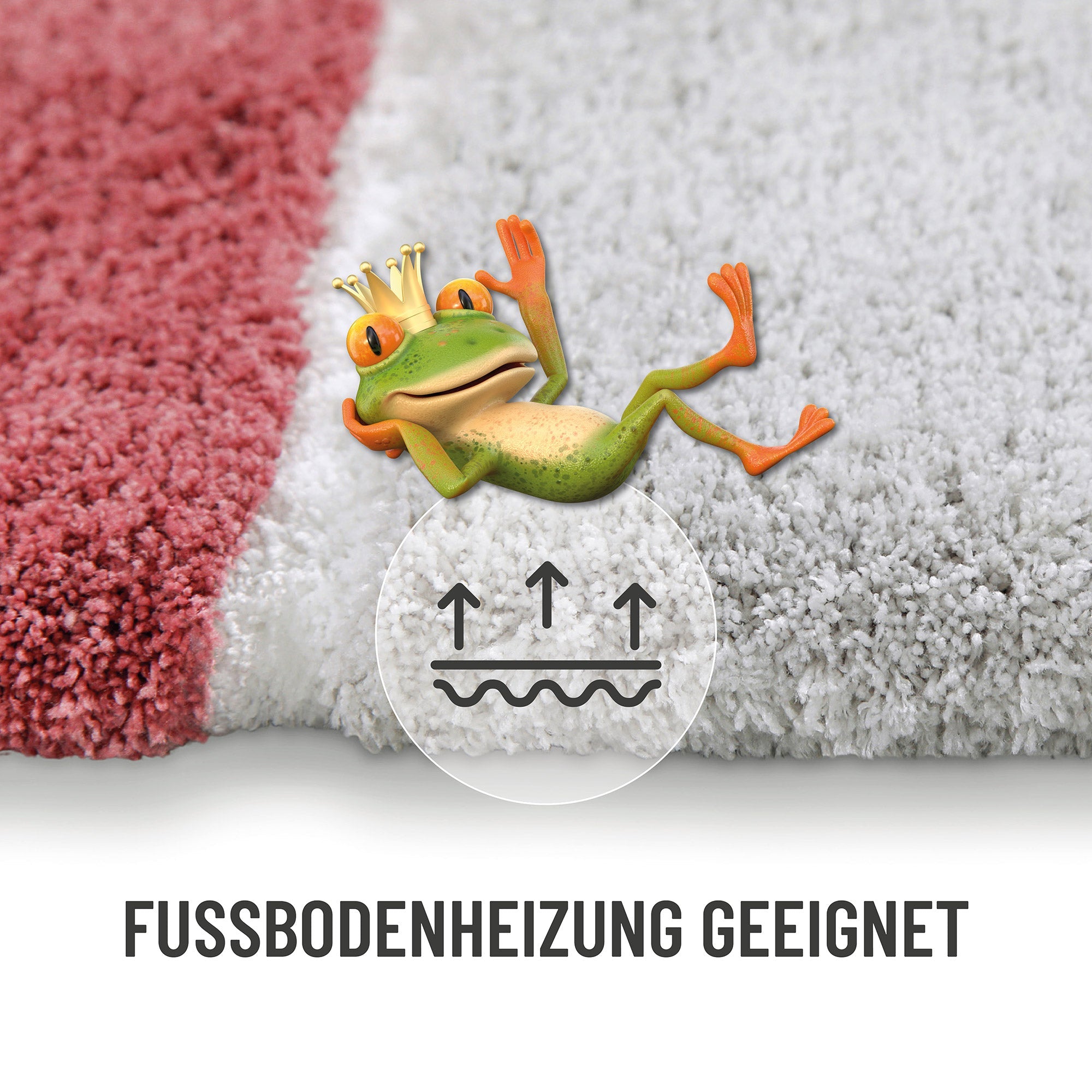 Badteppich Puder Rosa "Rio Marina" Homie Living