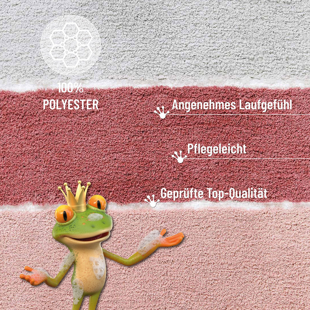 Badteppich Puder Rosa "Rio Marina" Homie Living