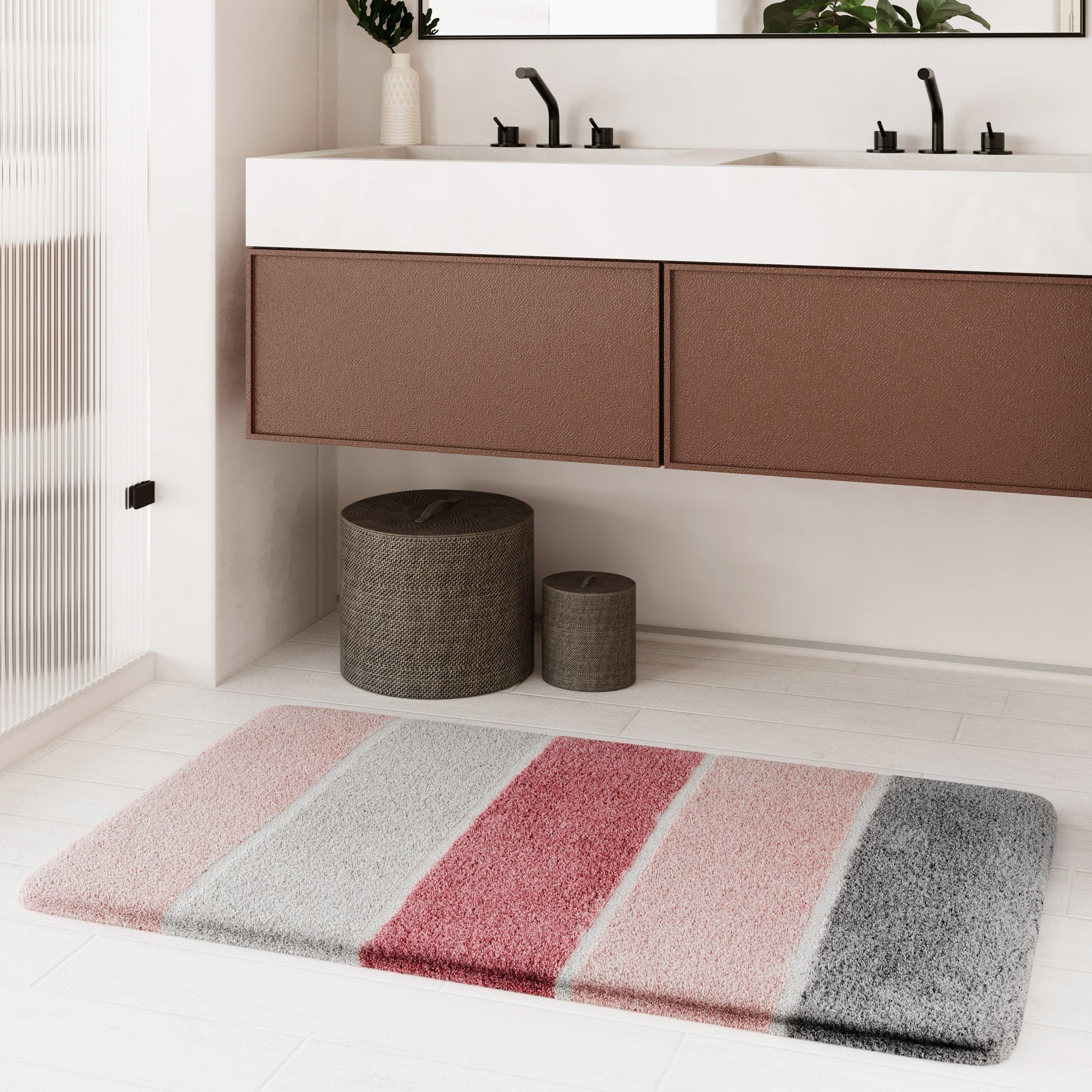 Badteppich Puder Rosa "Rio Marina" Homie Living