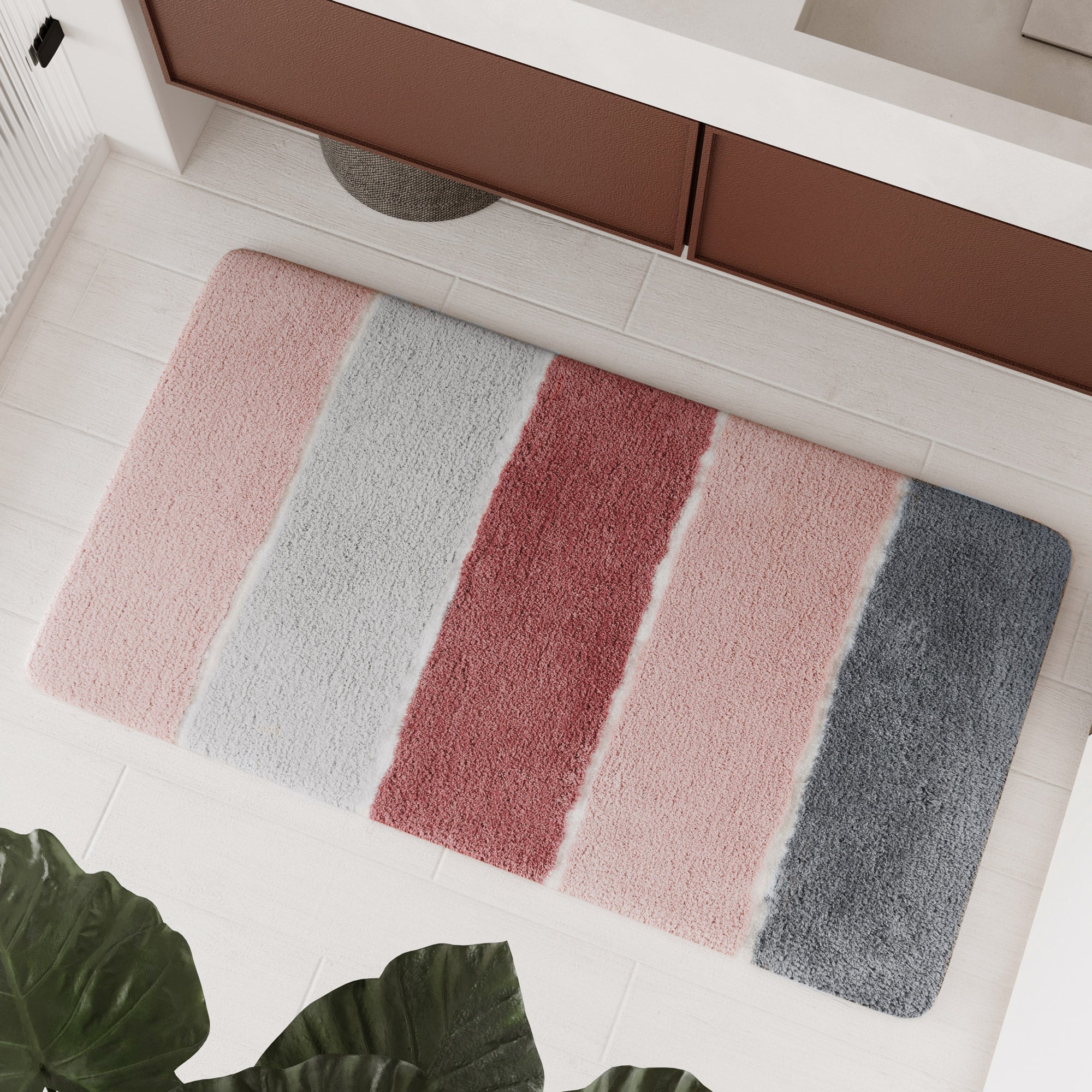 Badteppich Puder Rosa "Rio Marina" Homie Living