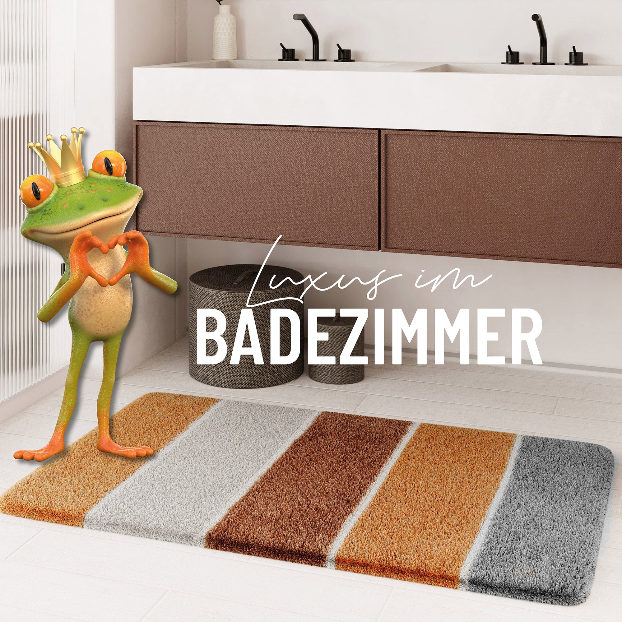 Badteppich Terracotta "Rio Marina" Homie Living
