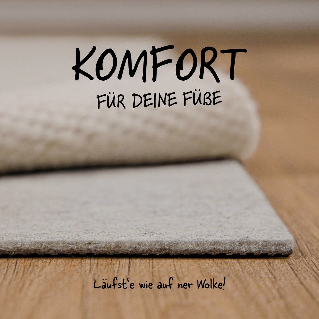 Premium "RugPad" Teppichunterlage für sicheren Halt - WECONhome