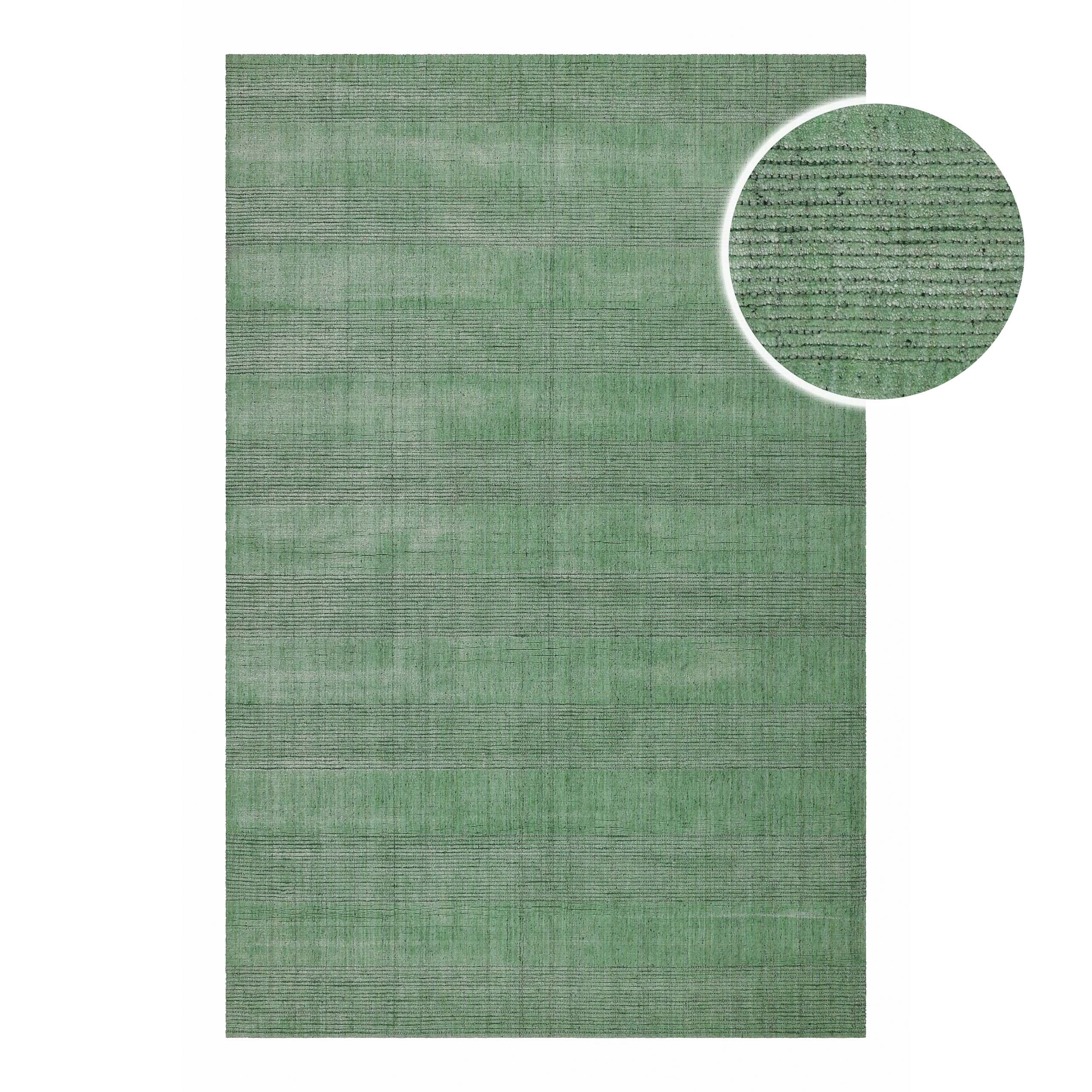 Kurzflor Teppich Blass Grün "Seattle" WECONhome