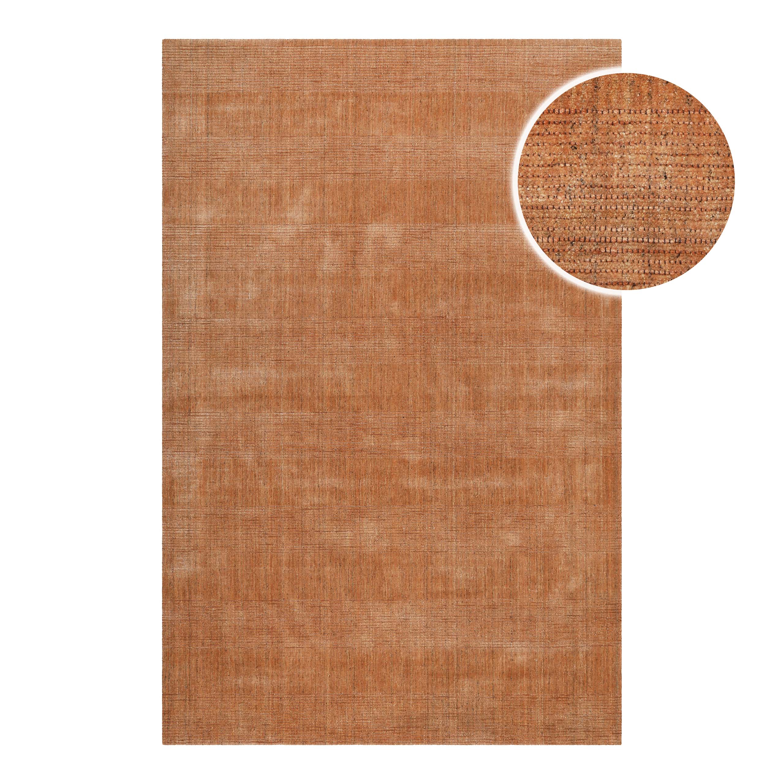 Kurzflor Teppich Kupfer Braun "Seattle" WECONhome